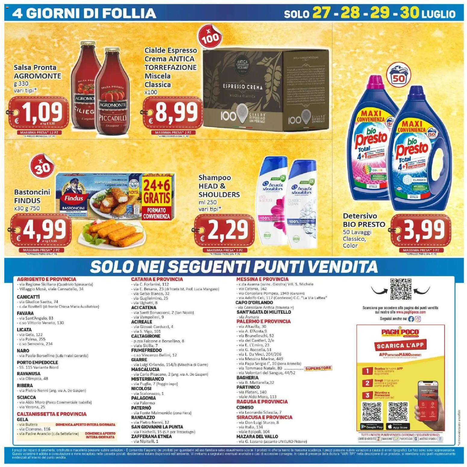 Volantino Paghi Poco del 21/07/2026 | Pagina: 20 | Prodotti: Crema, Salsa, Scaffale, Presa