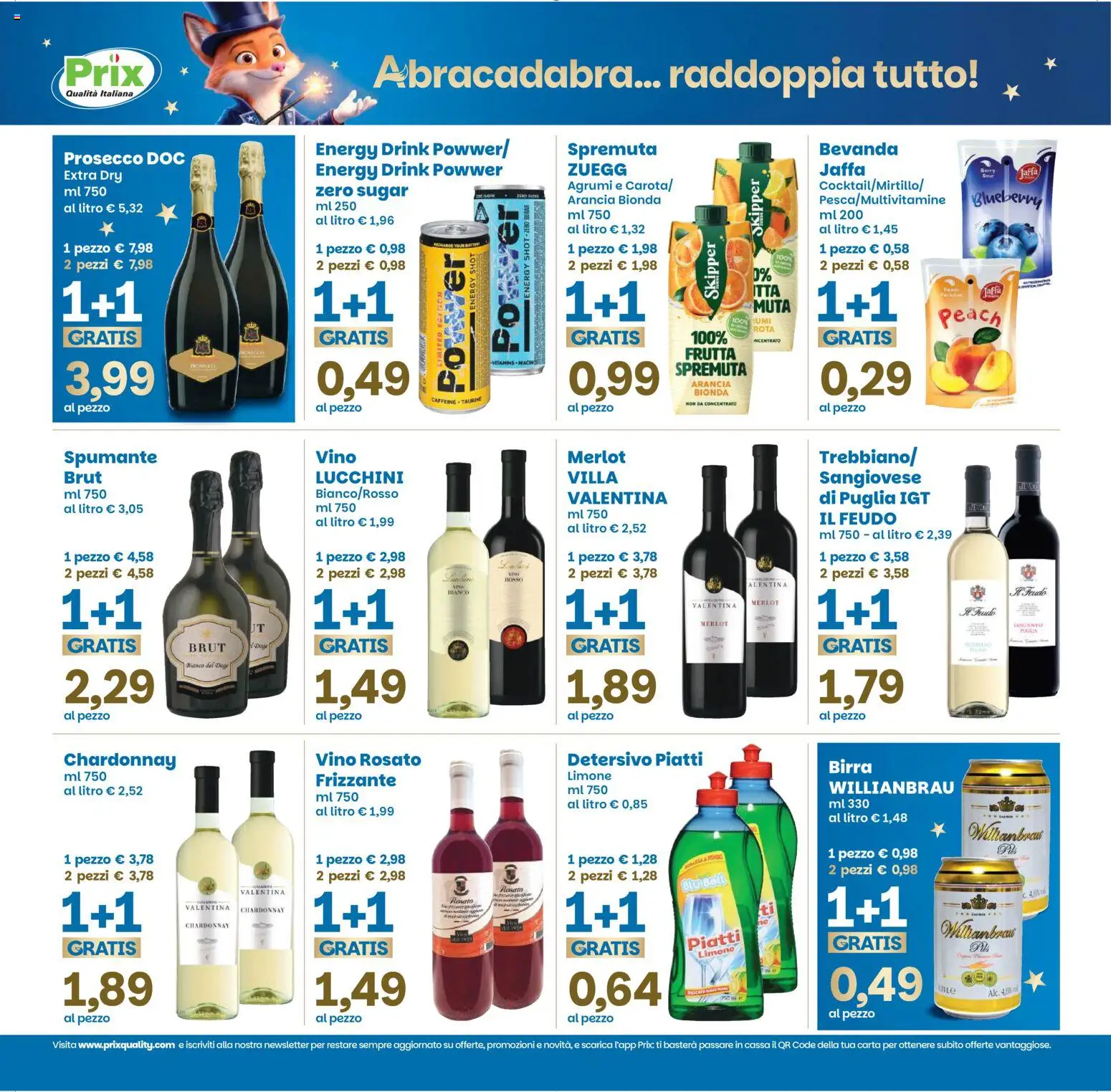 Volantino Prix del 01/09/2026 | Pagina: 7 | Prodotti: Prosecco, Frutta, Vino, Agrumi
