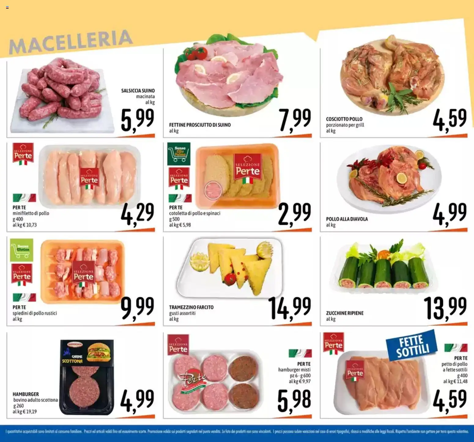 Volantino Emisfero del 11.06.2026 | Pagina: 12 | Prodotti: Bovino, Suino, Spinaci, Spiedini
