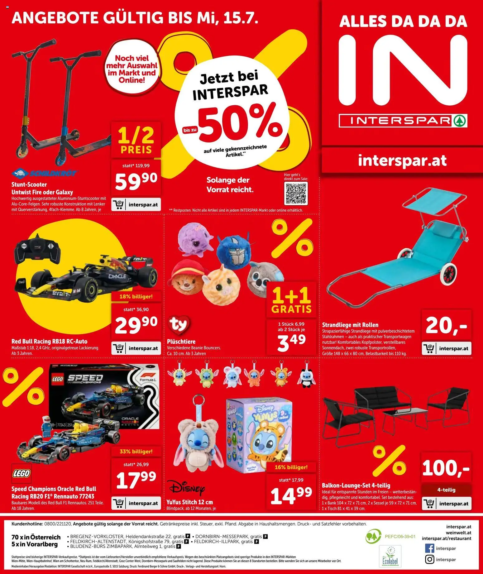 Interspar - Flugblatt gültig ab 25.06.2026 | Seite: 1 | Produkte: Sessel, Tisch