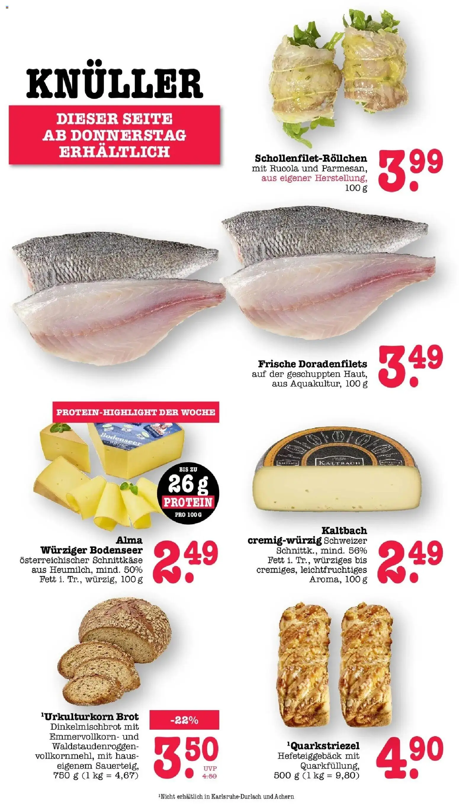 Edeka Prospekt Bühlertal (ab 26.10.2026) » Angebote Online | Seite: 77 | Produkte: Rucola, Brot