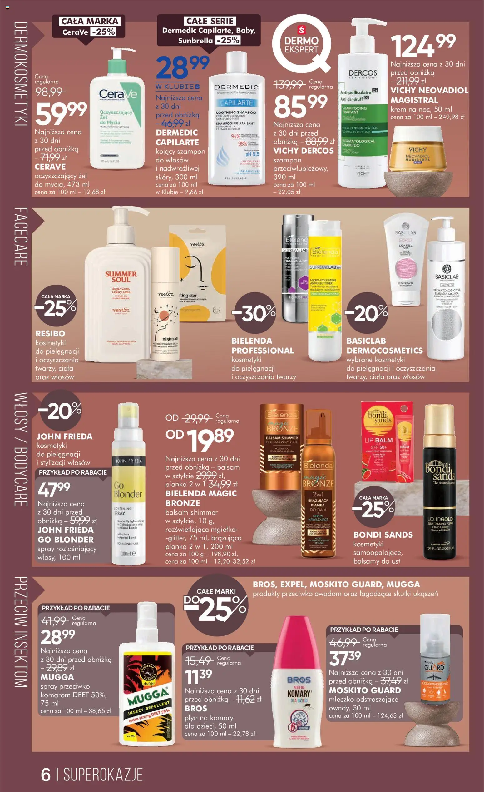 Super-pharm gazetka od 29.07.2026 | Strona: 6 | Produkty: Toner, Kosmetyki, Szampon, Krem