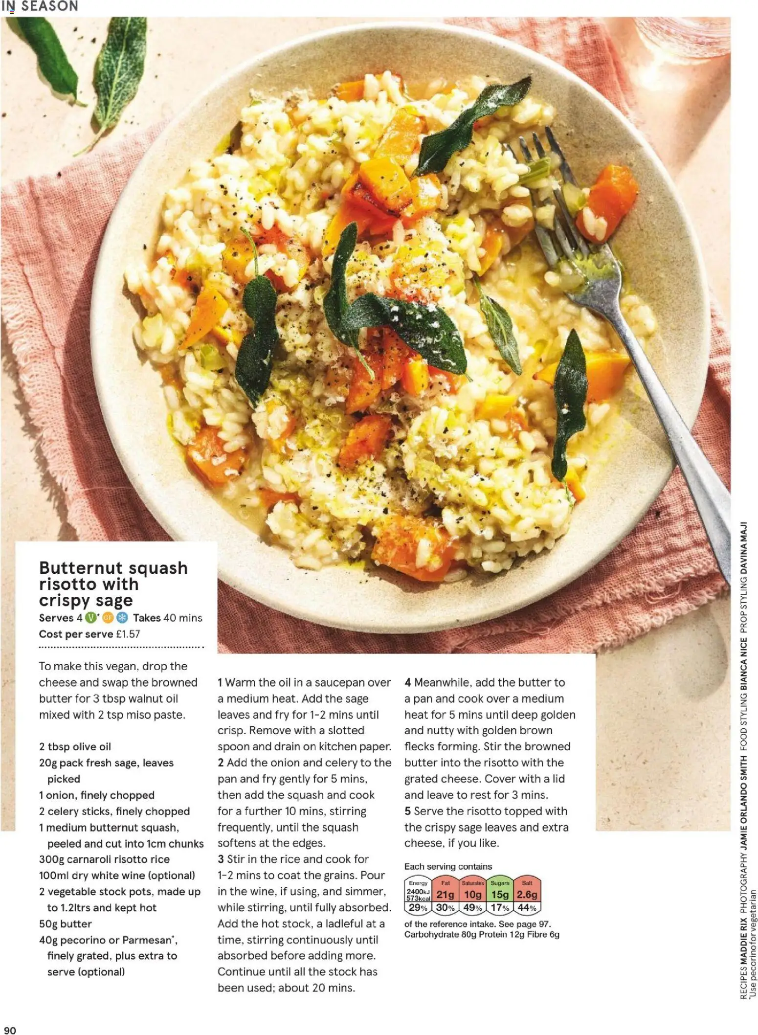 {H1} | Page: 90 | Products: Butter, Cheese, Wine, Rice