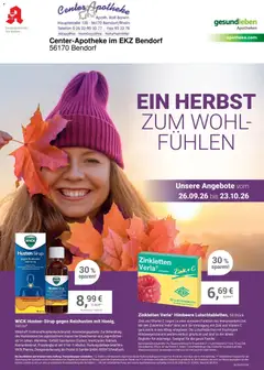 Angebote - Ihre Apotheke vor Ort: Jetzt alle Angebote auch online entdecken! ab 26.09.2026 gültig