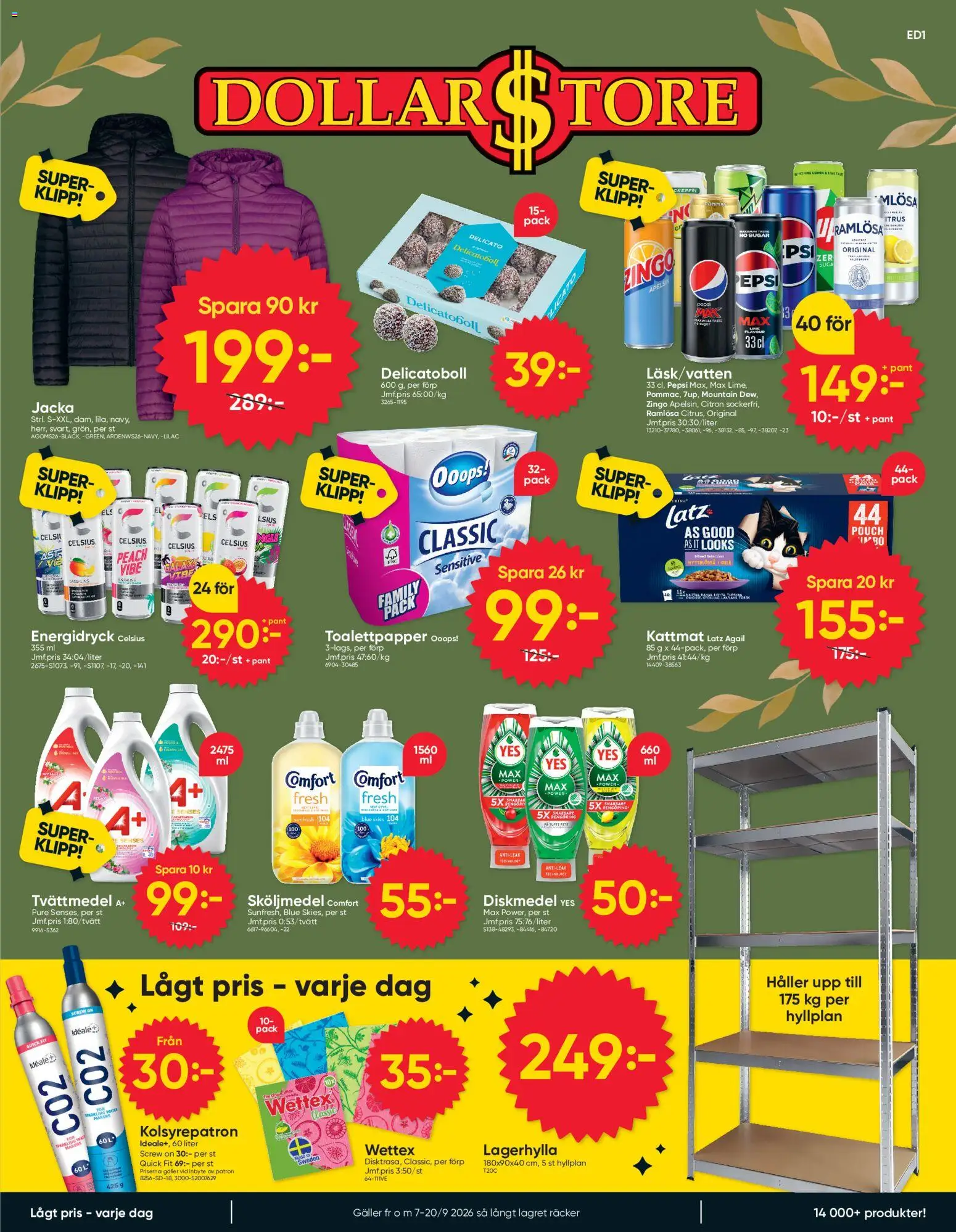 Dollar Store reklamblad aktuell från 07/09/2026 | Sida: 1