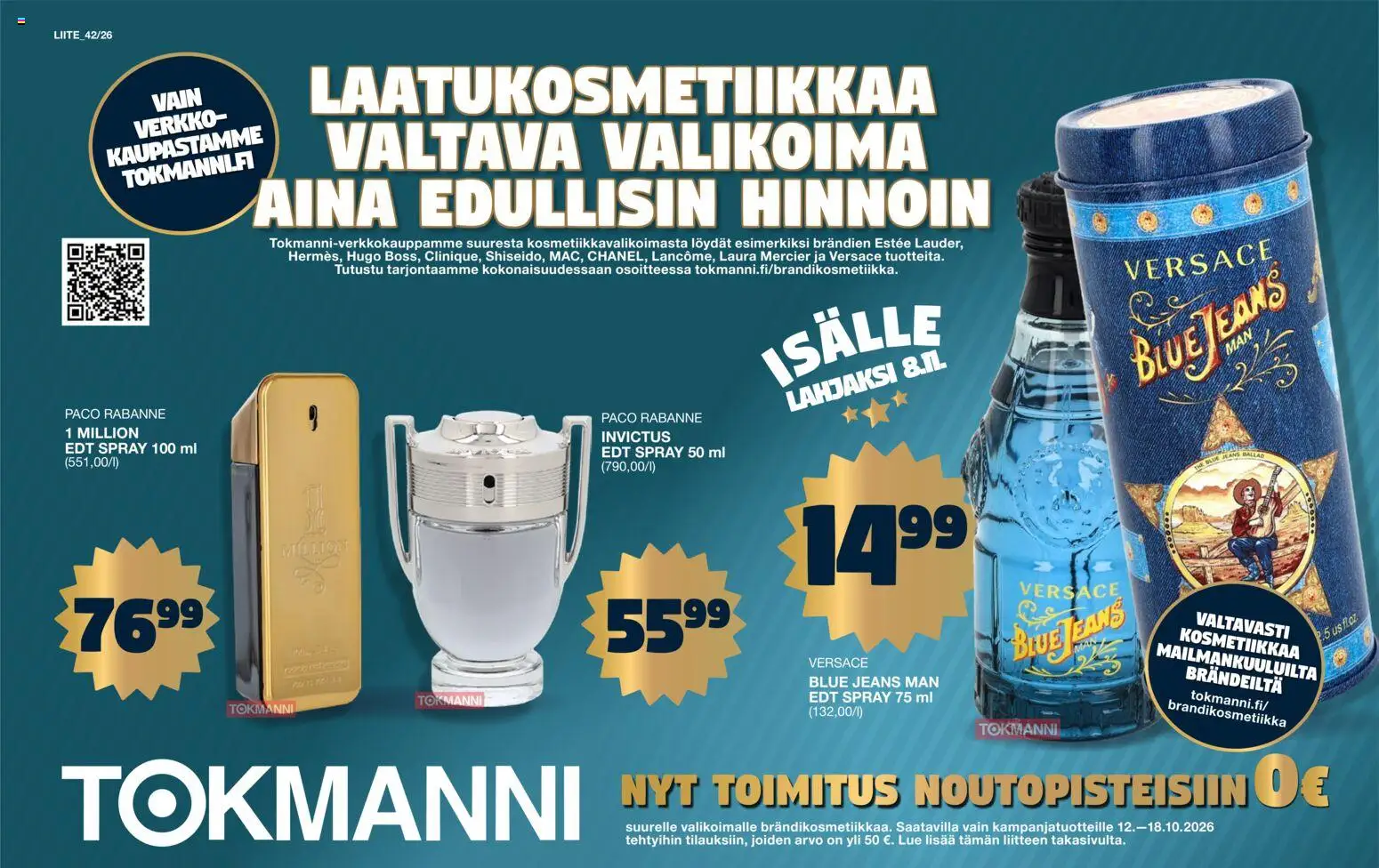 Tokmanni Kosmetiikkaliite – voimassa 12/10/2026 alkaen | Sivu: 1