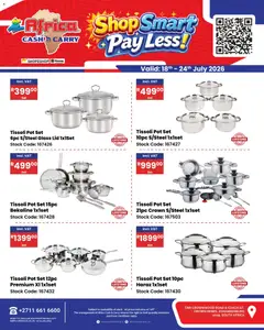 Africa Cash & Carry specials catalogue – valid from 18/07/2026