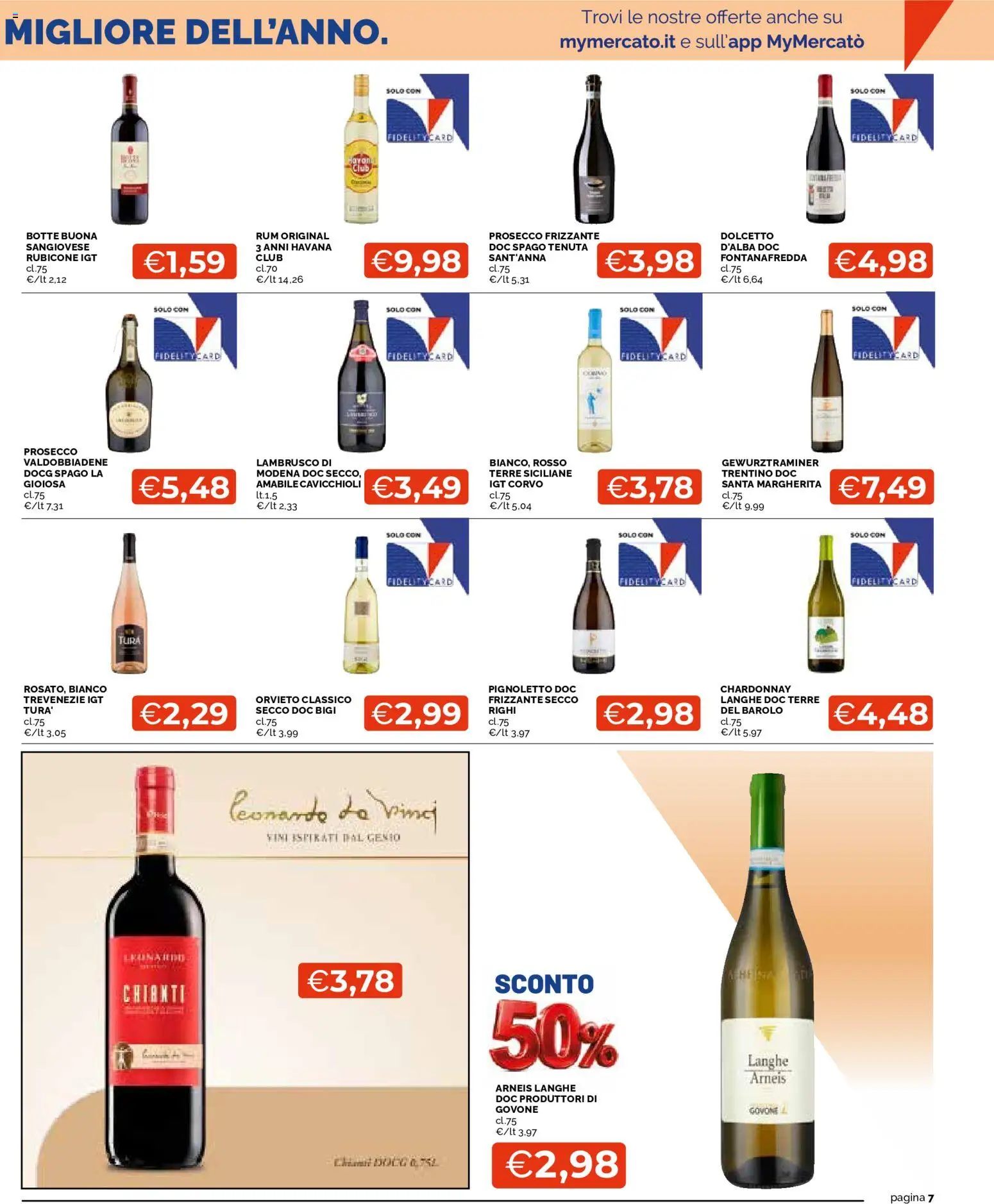 Volantino Mercatò del 03/09/2026 | Pagina: 7 | Prodotti: Rum, Havana, Havana Club, Lambrusco