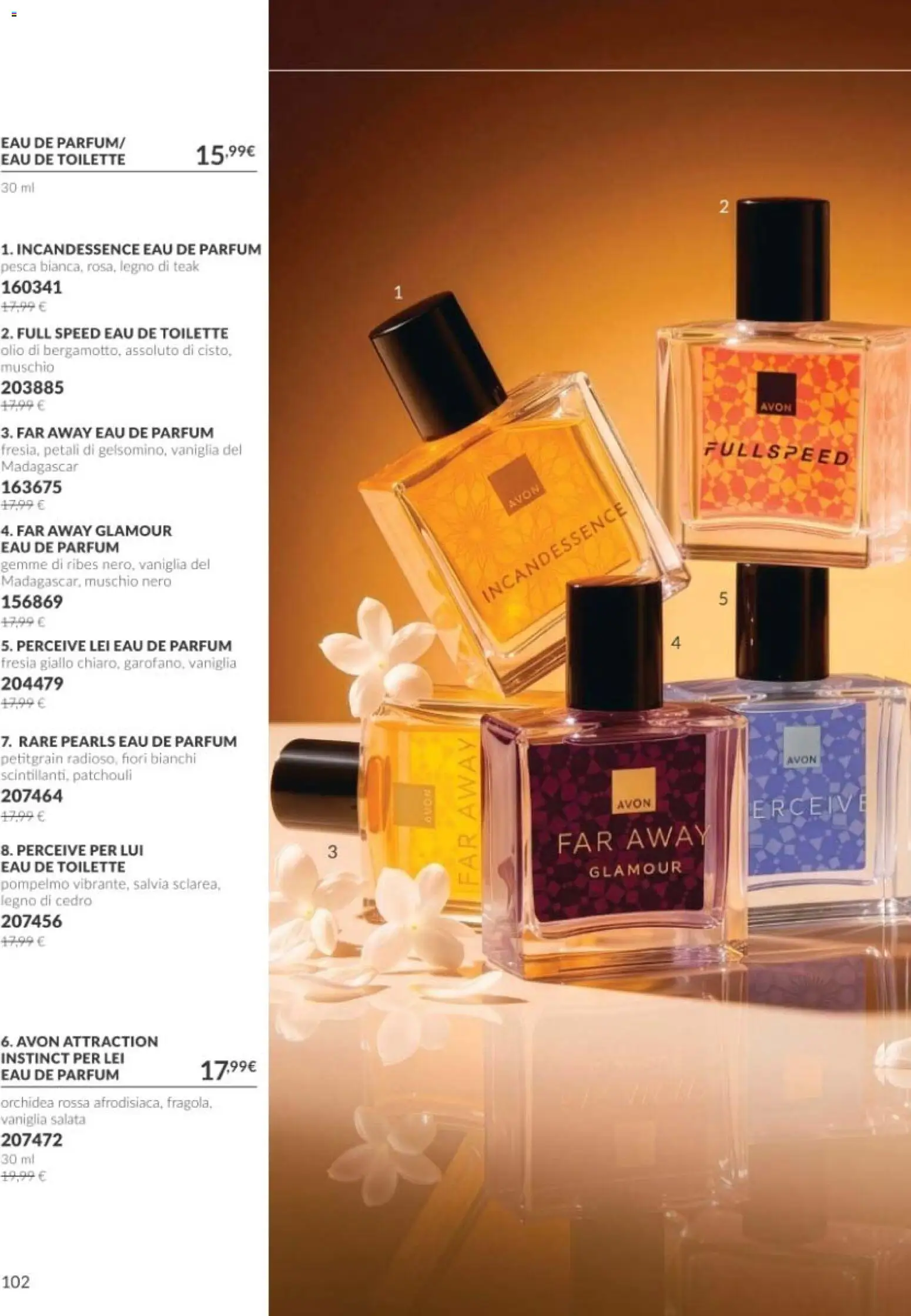 Volantino Avon del 01/10/2026 | Pagina: 102 | Prodotti: Vaniglia, Pompelmo, Olio, Orchidea