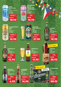 Náhled letáku VELKOPOPOVICKÝ, KOZEL, Pivo, světlé výčepní, 0,5 l plech, (=1 33,80) od 17.06.2026 | Strana: 31