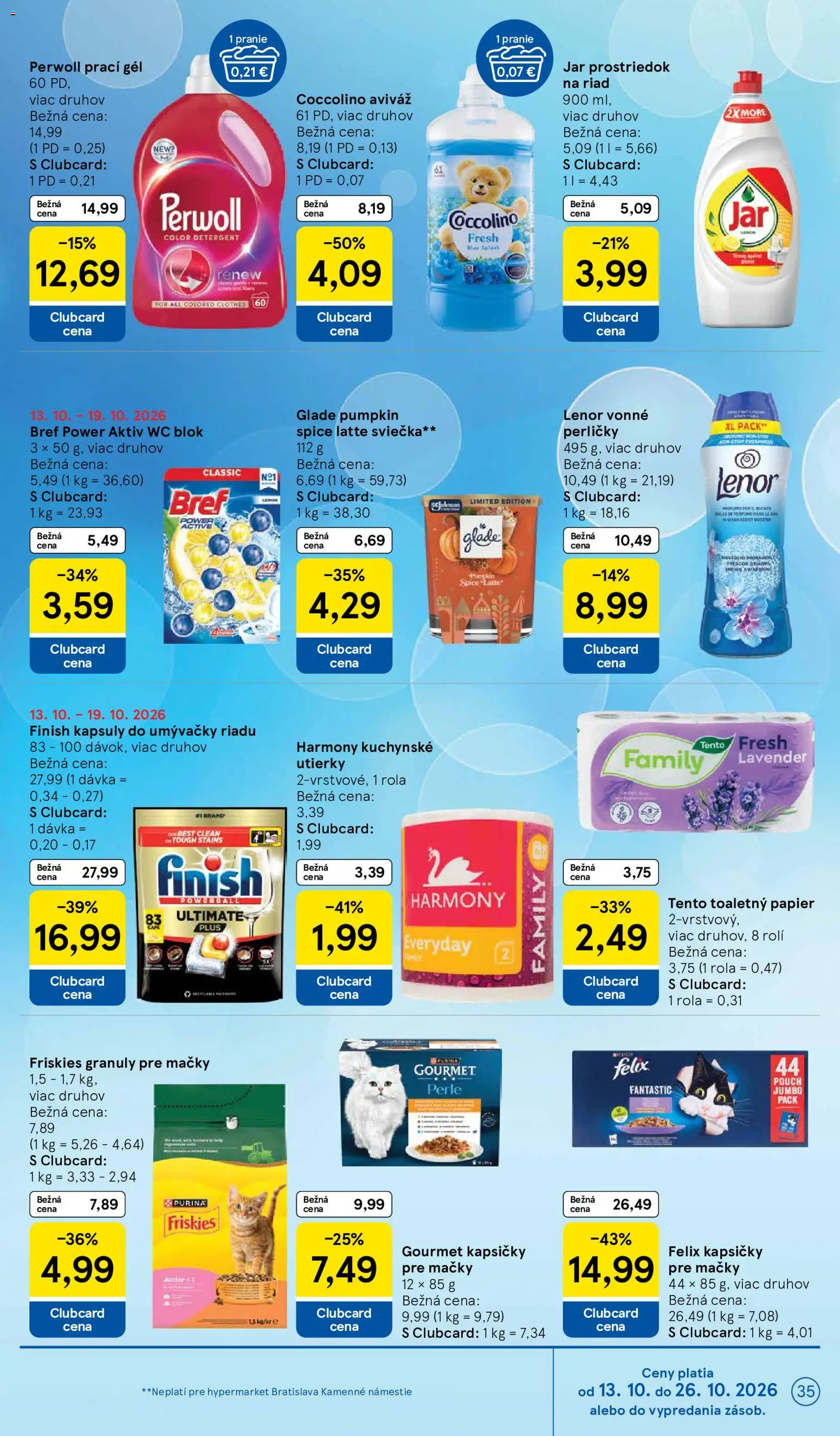 Nové Tesco akcie – leták je platný od 14.10.2026 | Strana: 35
