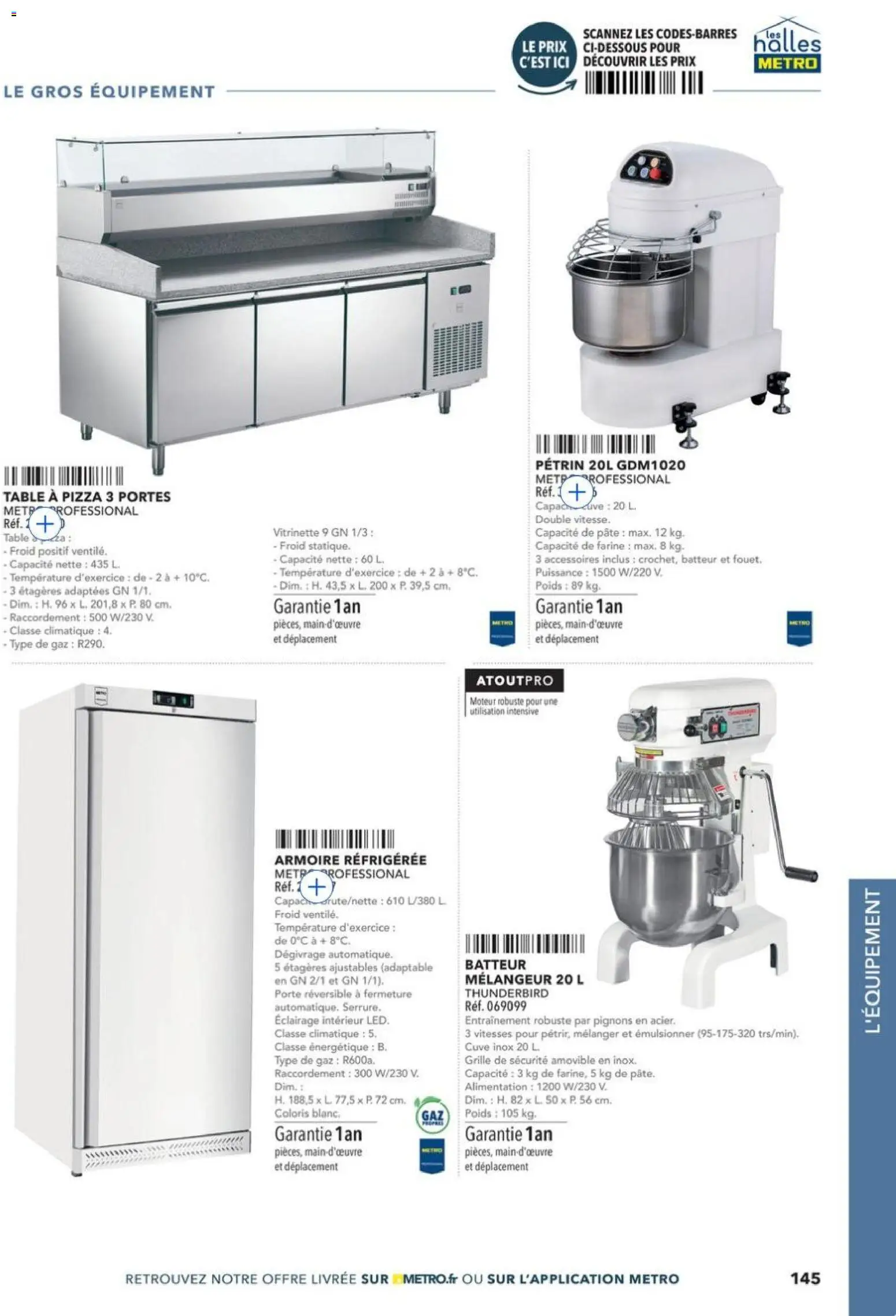 {H1} | Page: 145 | Produits: Farine, Porte, Armoire, Table