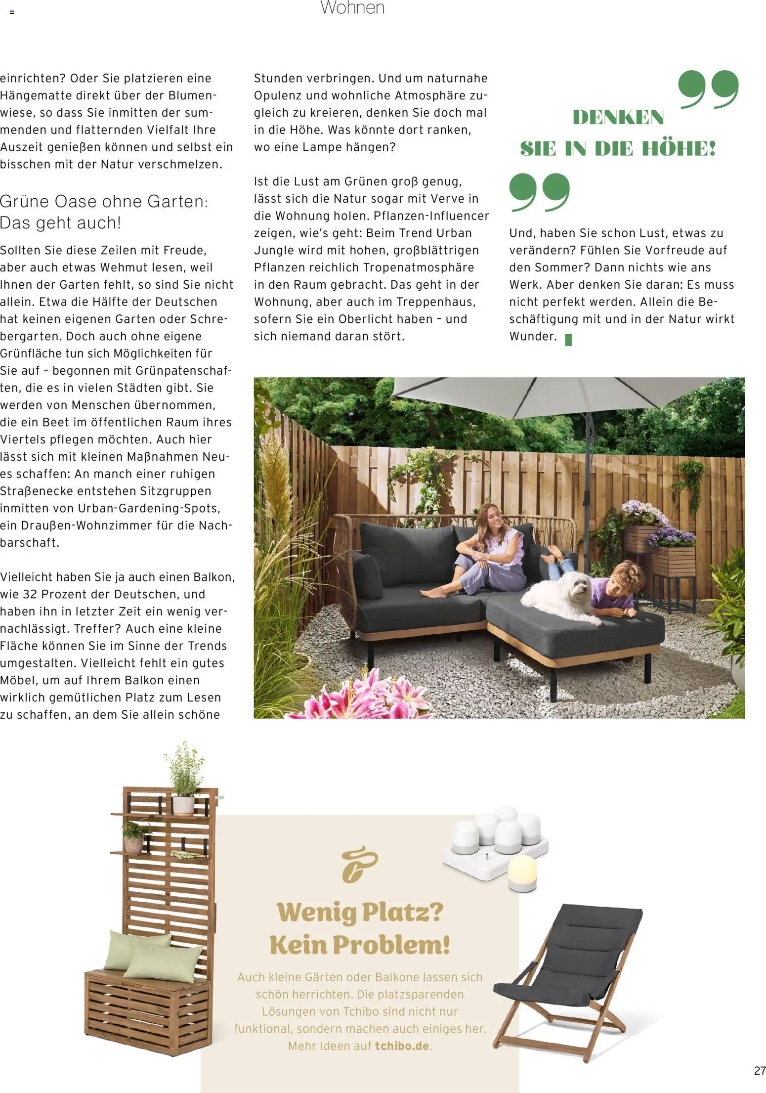 Tchibo Magazin Momente – gültig ab 23.03.2026 | Seite: 27 | Produkte: Blumen, Lampe