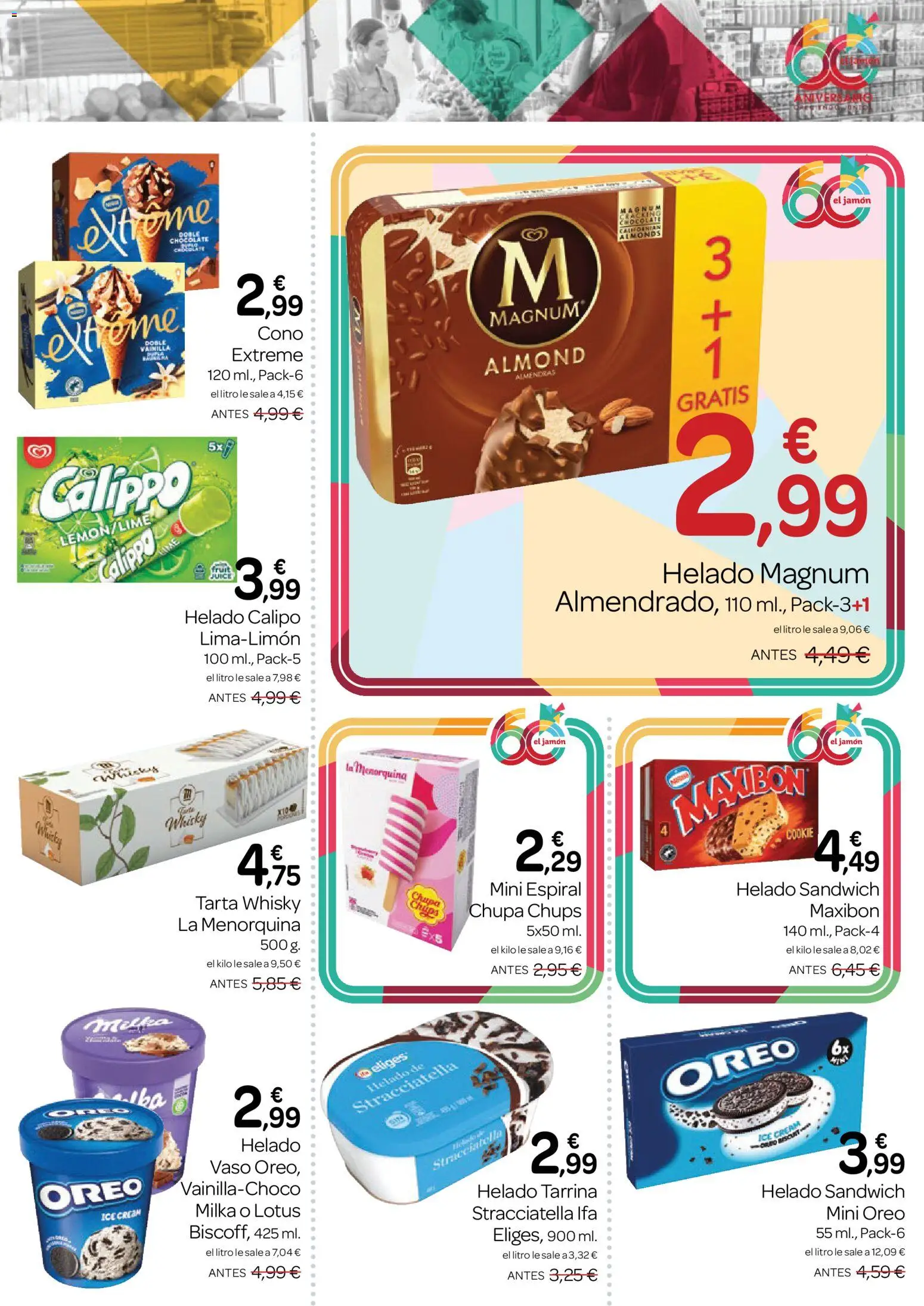 Supermercados El Jamón folleto │ válido desde el 28.05.2026 | Página: 29 | Productos: Chocolate, Jamón, Whisky, Helado