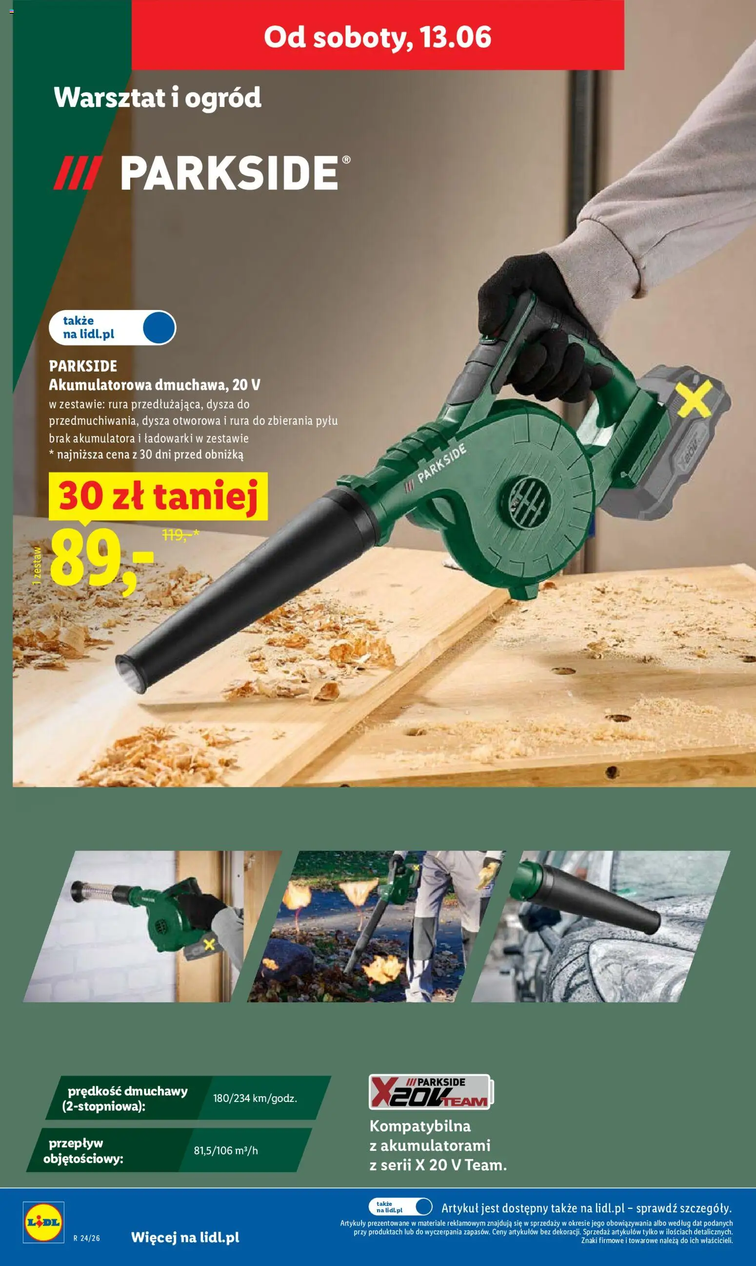 Lidl Polsko leták od 11.06.2026 | Strana: 40 | Produkty: Parkside