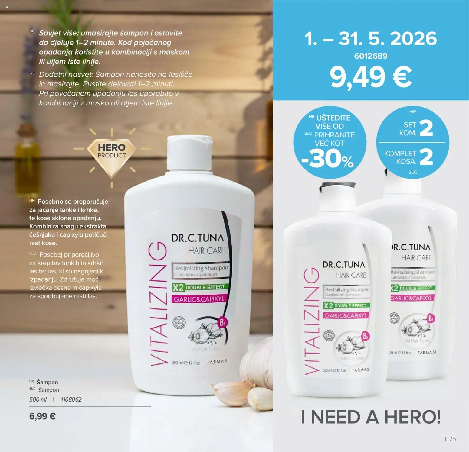 Farmasi katalog | vrijedi od 01.05.2026 | Stranica: 75 | Proizvodi: Šampon