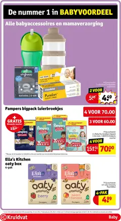 Kruidvat folder week 30 - Voorbeeld van een folder van Kruidvat, geldig van 21/07/2026 | Pagina: 54 | Producten: Pampers, Box, Kan