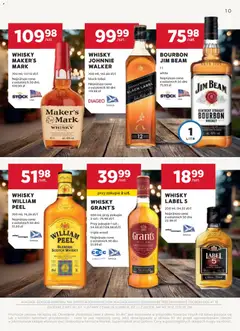 Pogląd oferty "Stokrotka gazetka - Oferta alkoholowa" - ważna od 16.04.2026 | Strona: 10 | Produkty: Stokrotka, Black Label, Alkohol, Whisky