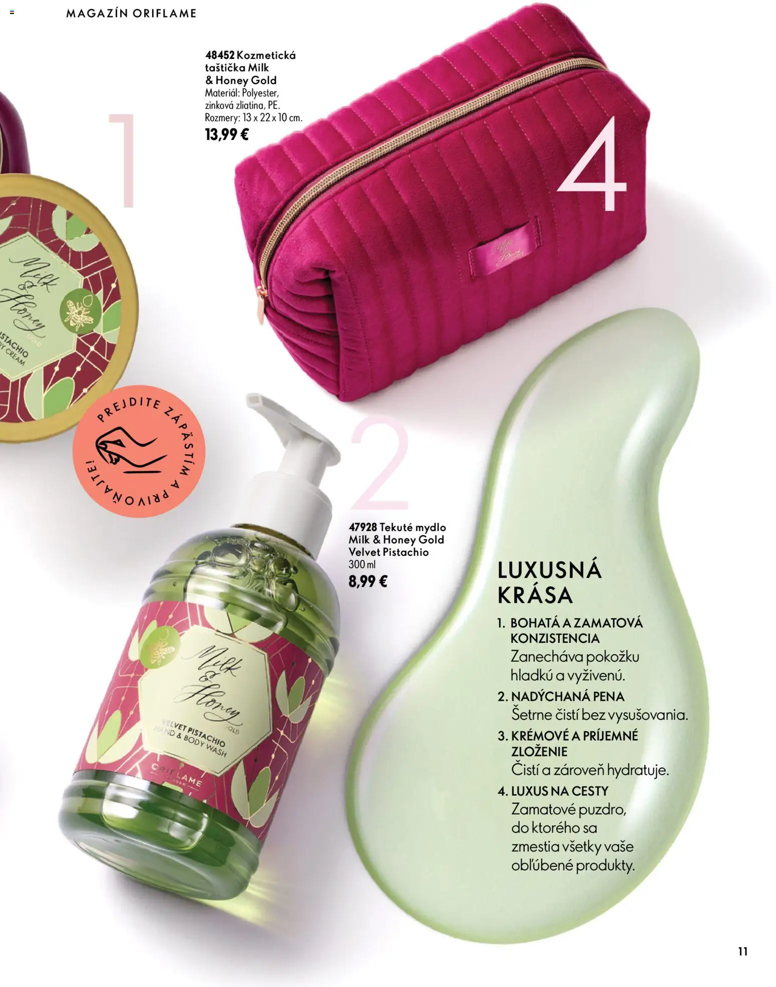 Nové Oriflame akcie – leták je platný od 30.09.2026 | Strana: 11 | Produkty: Mydlo, Pena