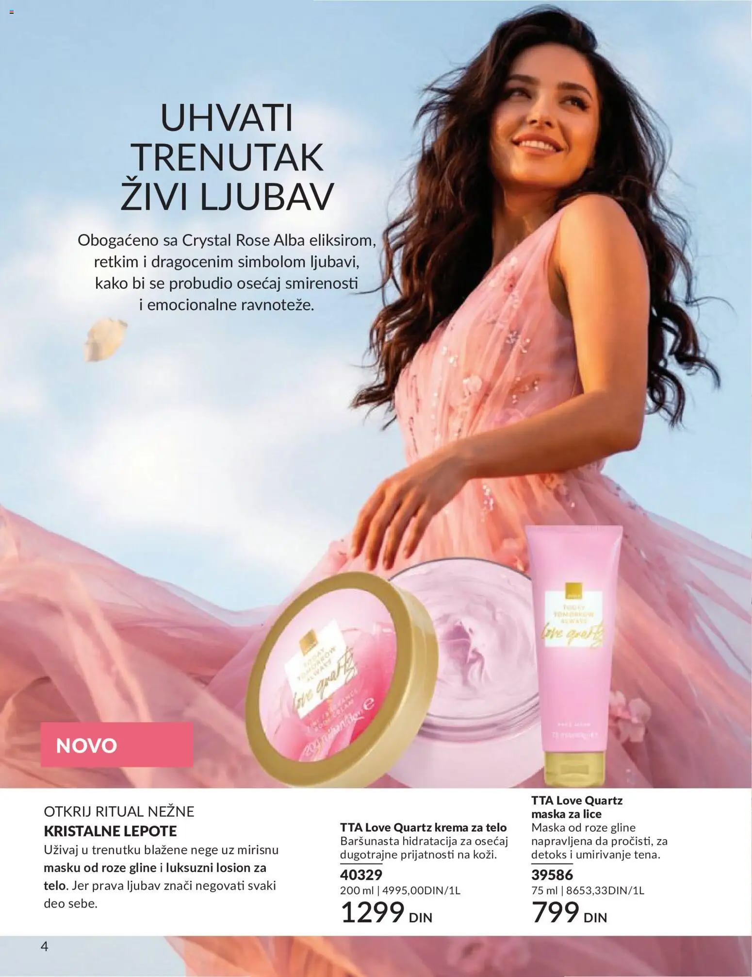 AVON katalog - važi od 01.05.2026 | Strana: 4 | Proizvode: Krema, Maska, Krema za telo