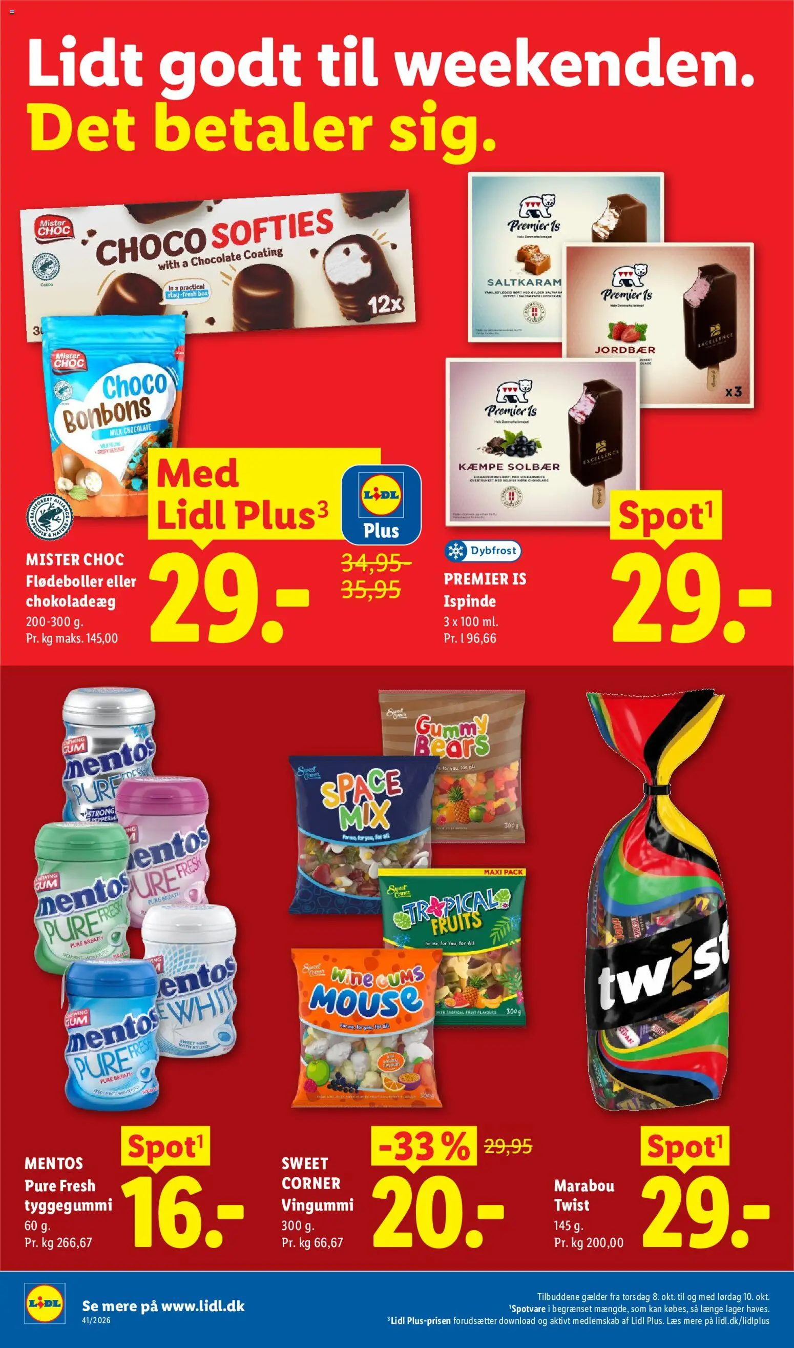 Lidl tilbudsavis – gyldig fra 04/10/2026 | Side: 36 | Produkter: Chokolade, Jordbær, Flødeboller, Solbær
