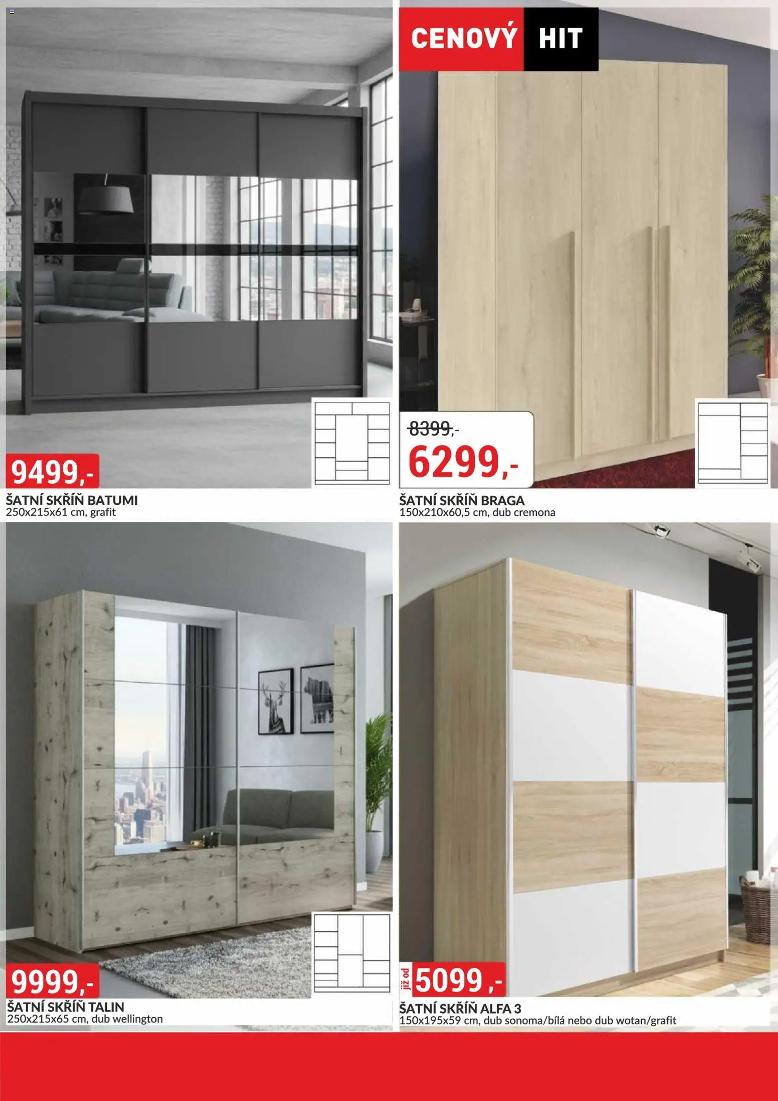 BAUMAX leták - Vaše bydlení, vaše pravidla od 01.07.2026 | Strana: 24 | Produkty: Šatní skříň, Skříň