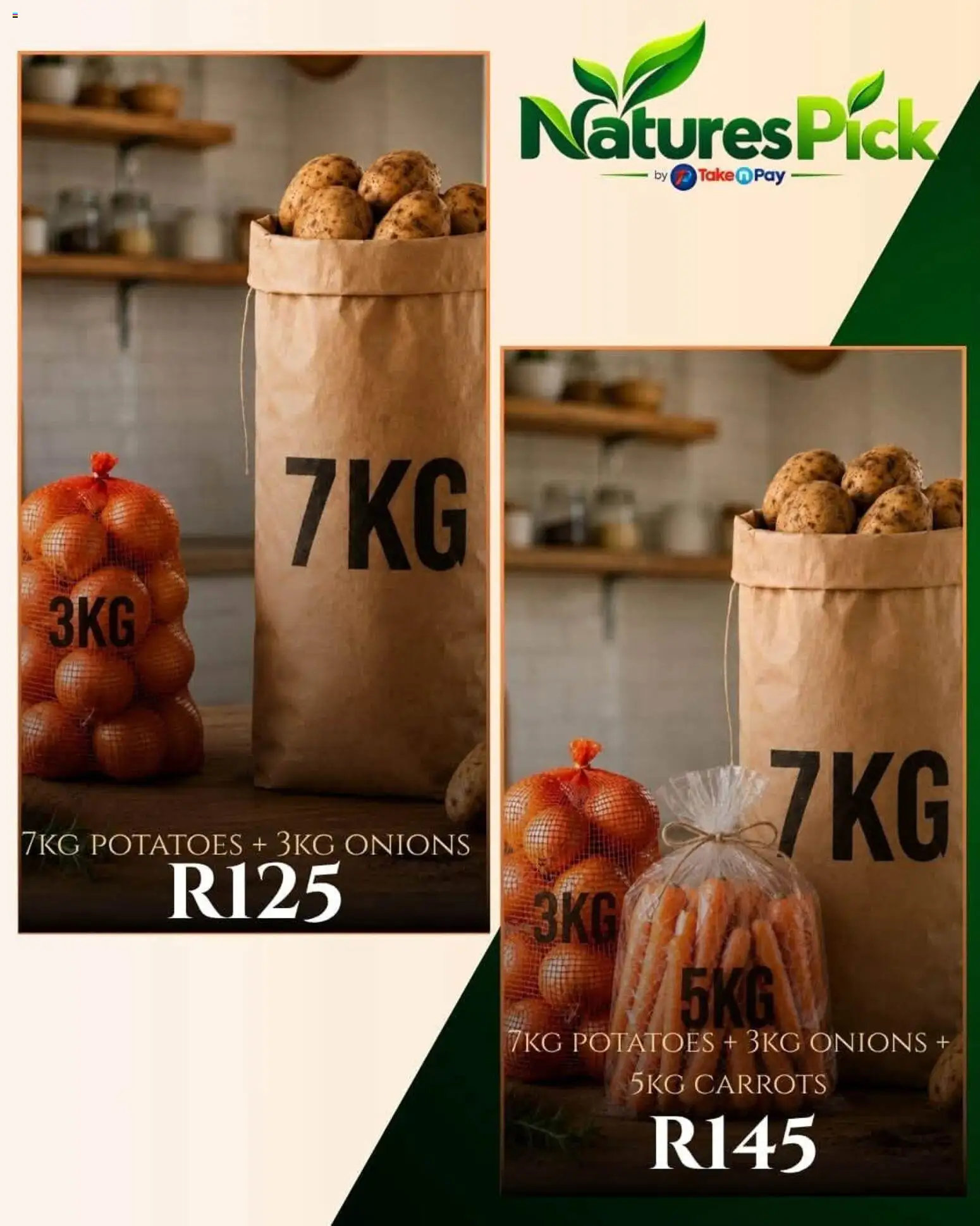 New Take n Pay catalogue – valid from 09/10/2026 | Page: 20 | Products: Carrots, Potatoes, Onions