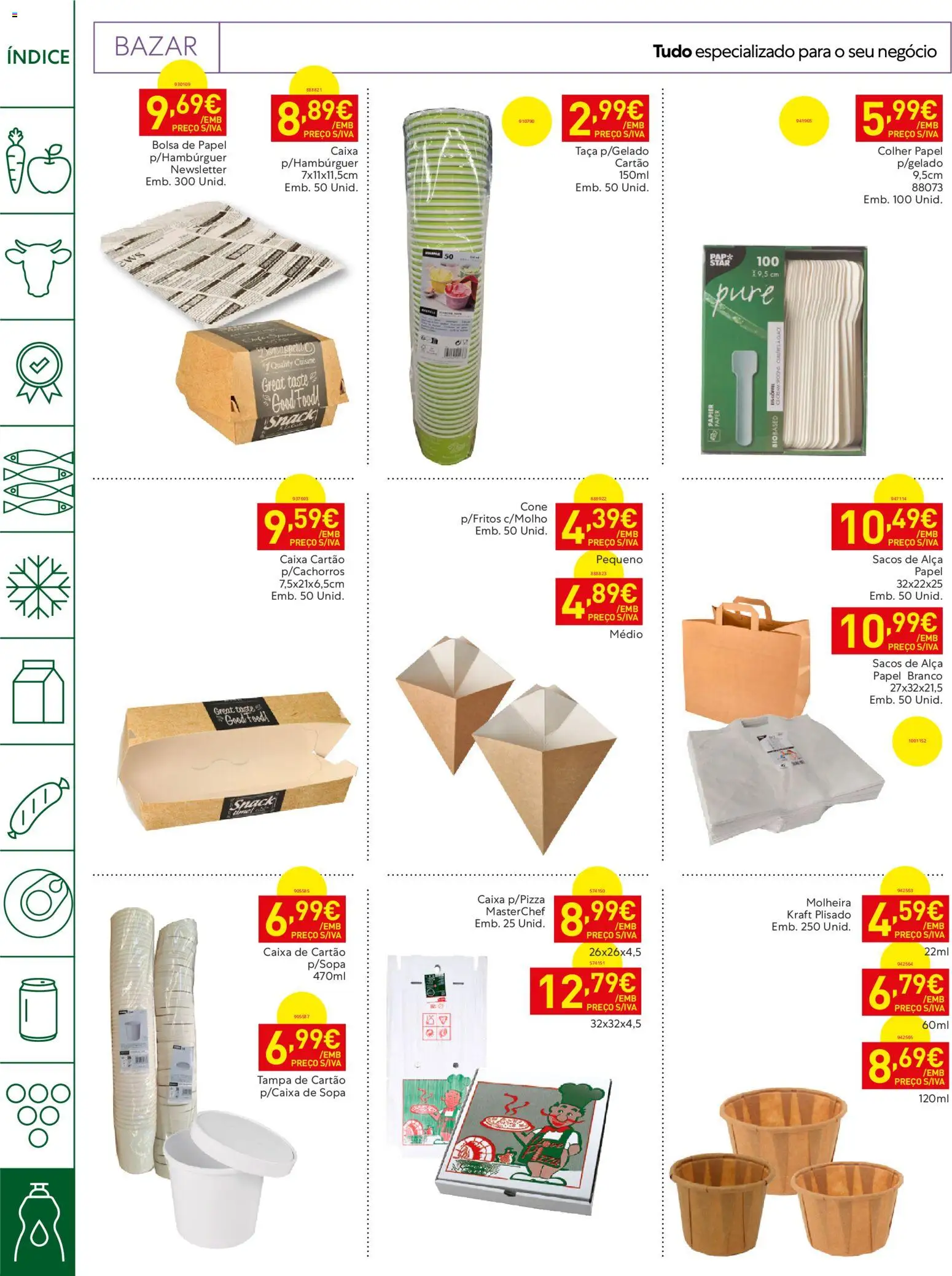 Recheio Horeca Madeira │ válido de 18/08/2026 | Página: 28 | Produtos: Bolsa, Sopa, Caixa
