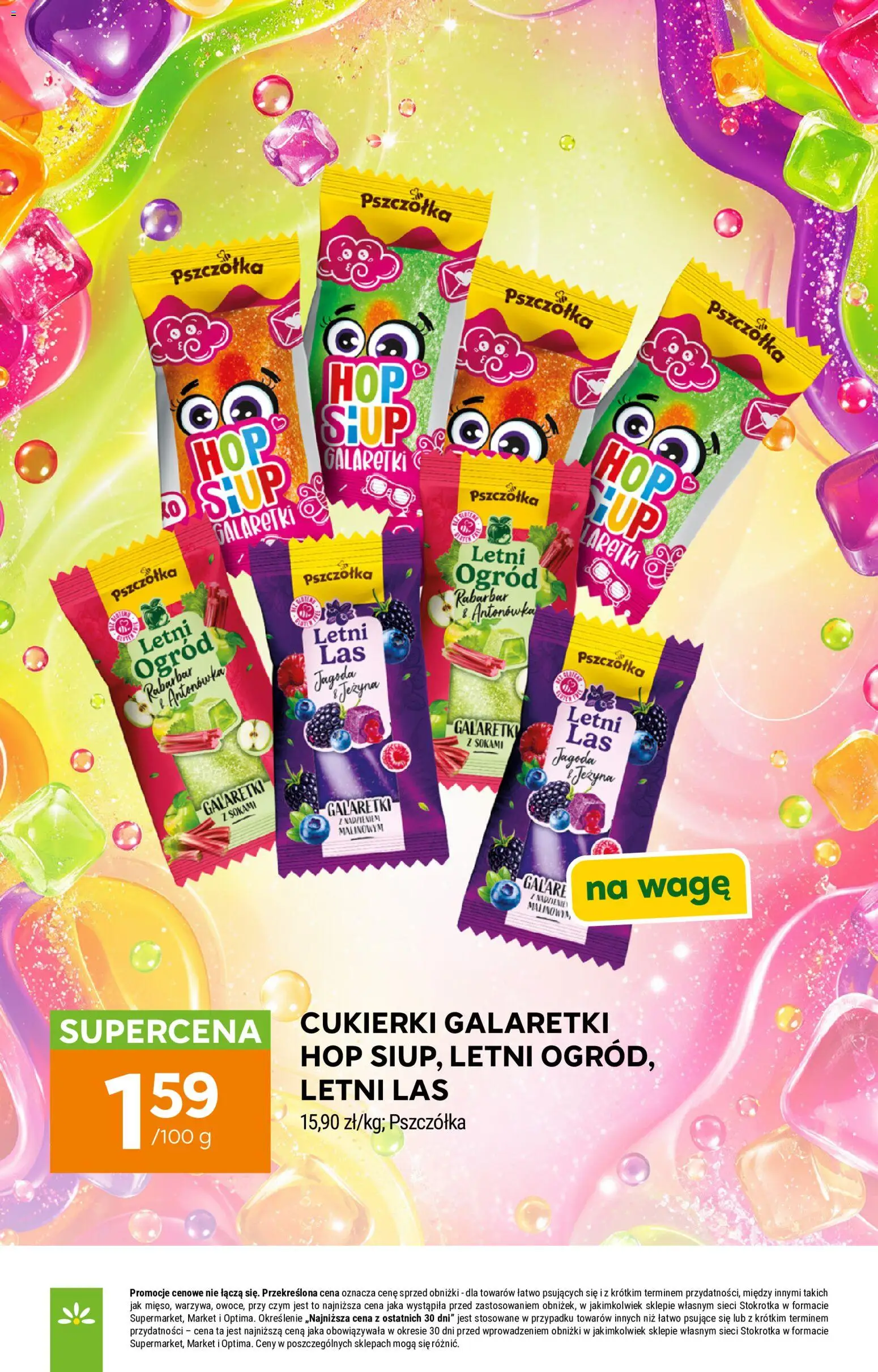 Stokrotka gazetka - Market od 30.07.2026 | Strona: 18 | Produkty: Galaretki, Stokrotka, Cukierki galaretki, Cukierki