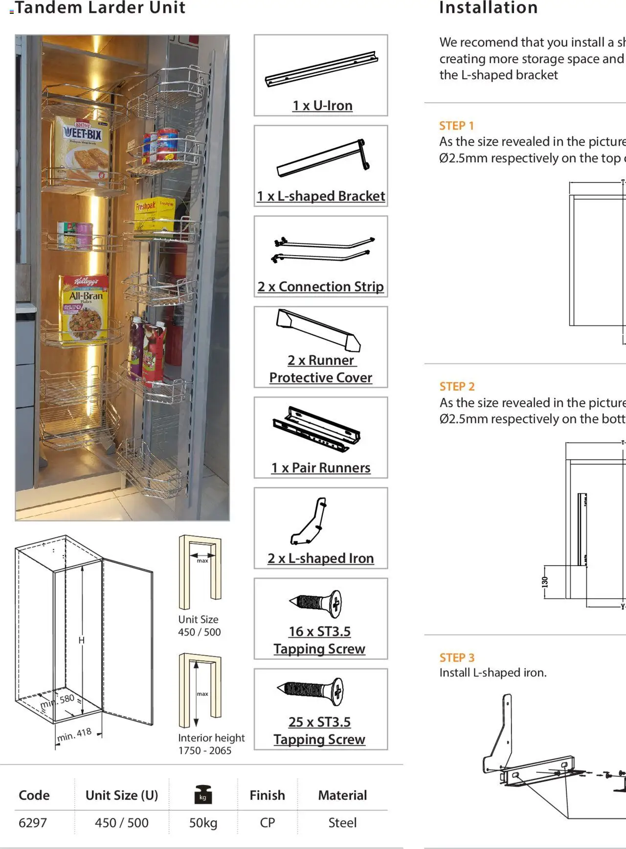 New Gelmar catalogue – valid from 01/12/2024 | Page: 3 | Products: Cover, Iron