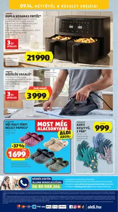 Aldi akciós újság - amely érvényes a következő dátumtól: 2026.09.10. | Oldal: 52