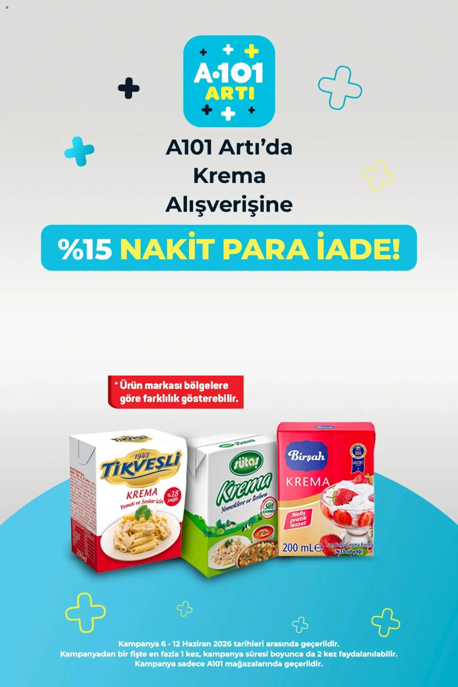 A101 - Arti - 06.06.2026 tarihinden itibaren geçerlidir | Sayfa: 2 | Ürünler: Krema