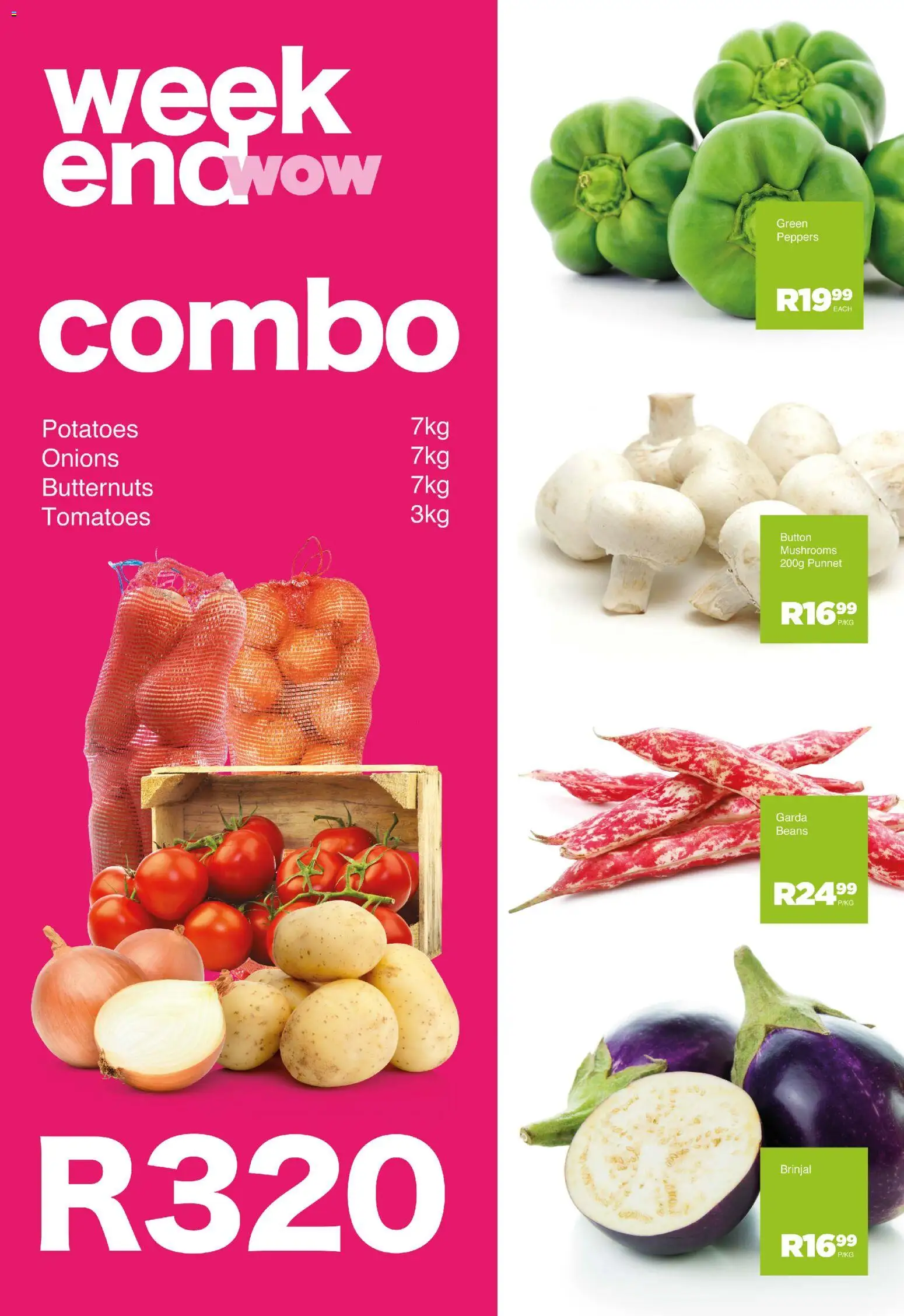 New Save catalogue – valid from 09/10/2026 | Page: 2 | Products: Mushrooms, Beans, Potatoes, Onions