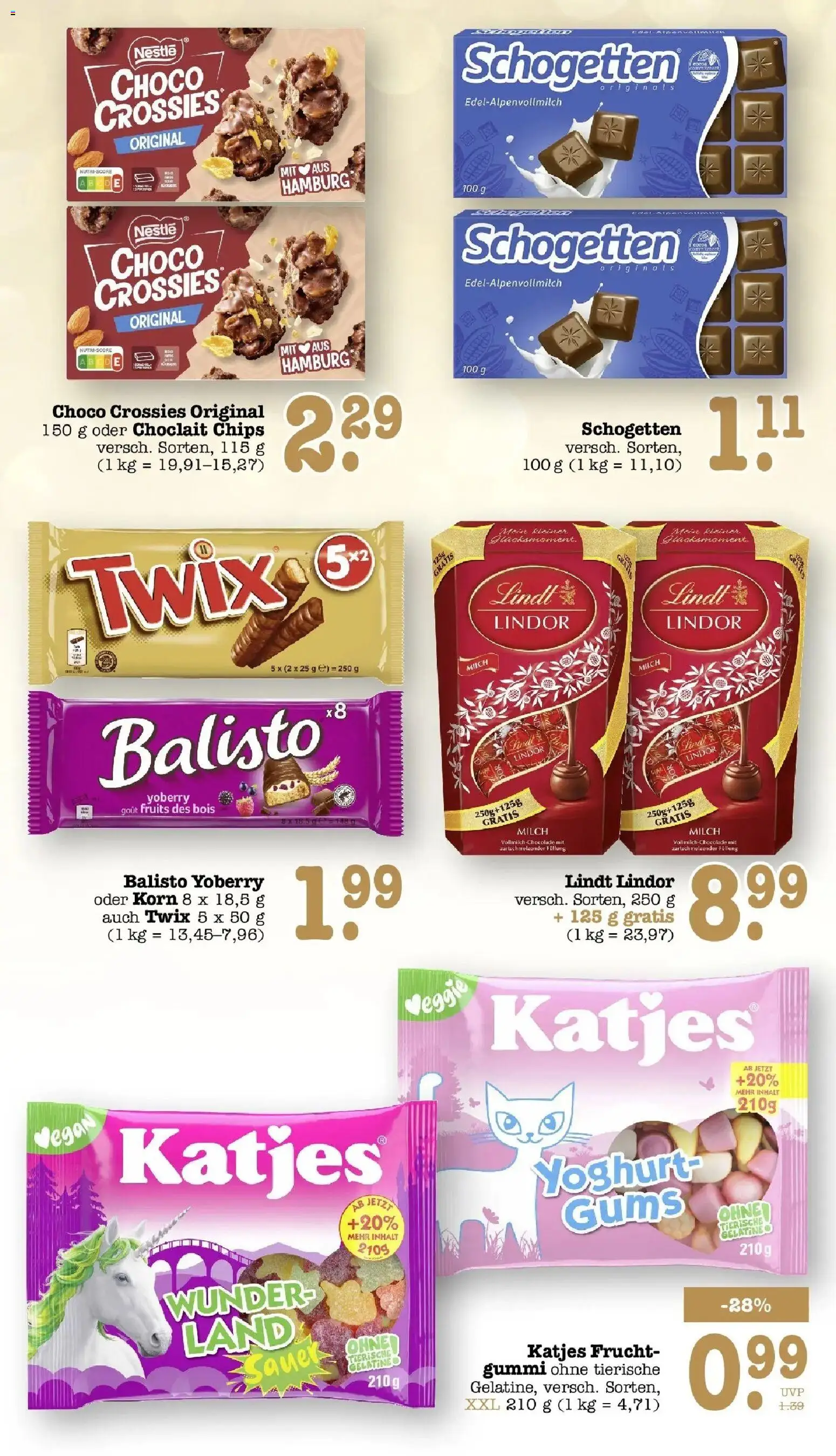 E center Prospekt Mainz-Weisenau (ab 12.10.2026) zum Blättern | Seite: 41 | Produkte: Milch, Lindor, Schogetten, Lindt