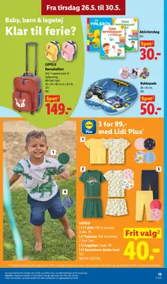 Lidl - Tilbudsavis gyldig fra 26.05.2026 | Side: 25 | Produkter: Pyjamas, Leggings, Søm