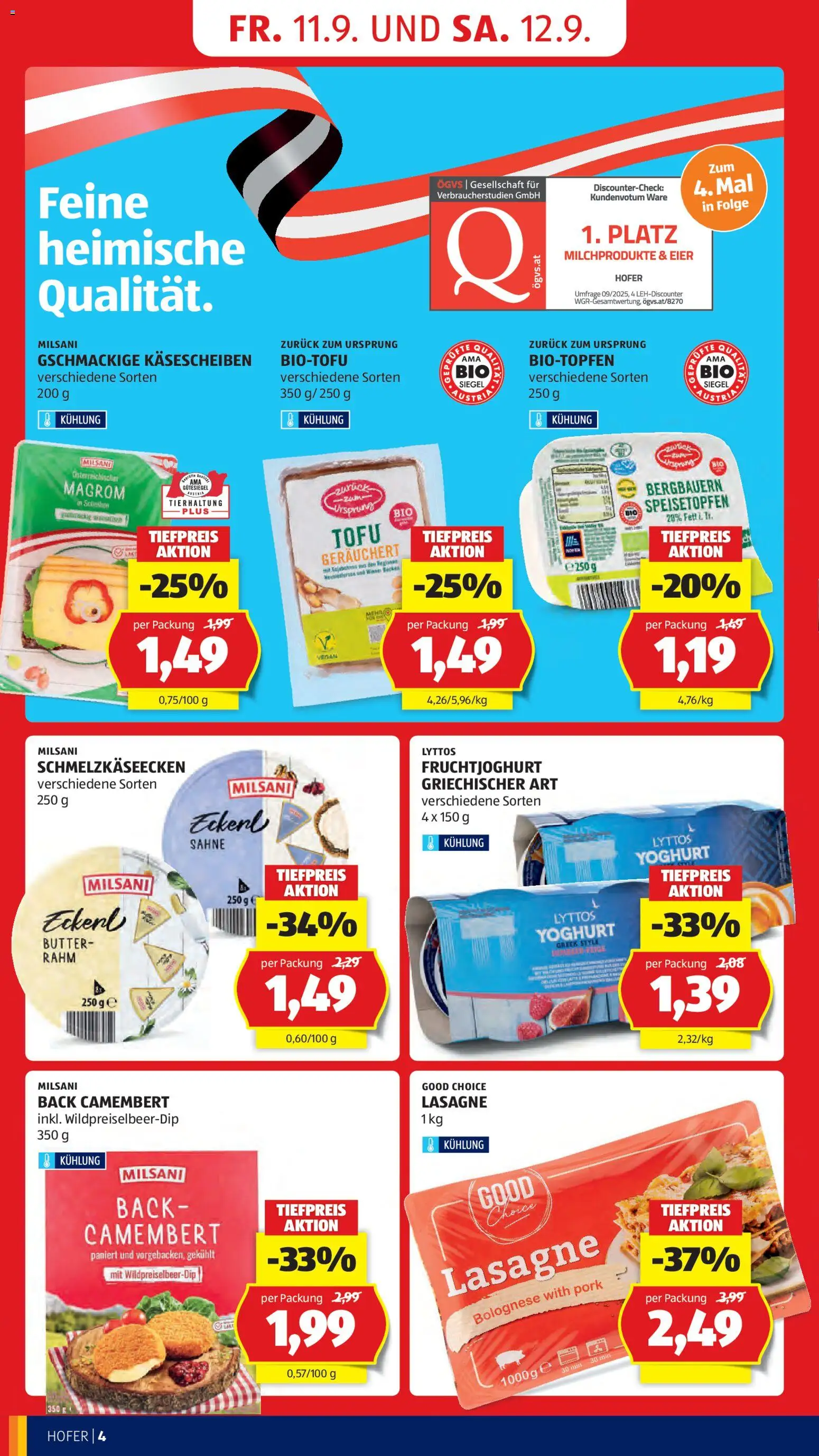 Hofer Flugblatt gültig ab 11.09.2026 | Seite: 12