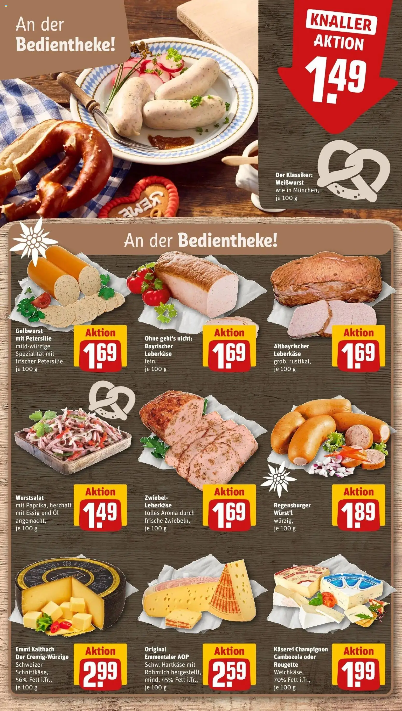 REWE Prospekt ab 28.09.2026 zum Blättern » Angebote | Seite: 15 | Produkte: Öl, Essig, Weißwurst, Petersilie