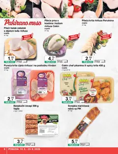 KTC Katalog - Pregled kataloga iz trgovine KTC, vrijedi od 19.08.2026 | Stranica: 6 | Proizvodi: Puretina, Pileća krilca, Meso, Pileća prsa