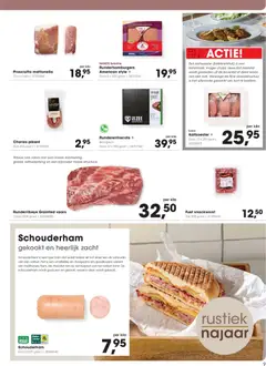 Hanos folder - Courant 19 - Voorbeeld van een folder van Hanos, geldig van 07-09-2026 | Pagina: 9 | Producten: Vlees, Chorizo, Zak, Runderentrecote