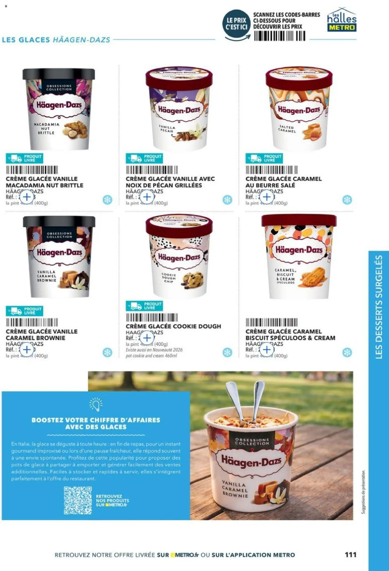 {H1} | Page: 111 | Produits: Glaces, Livre, Noix, Crème