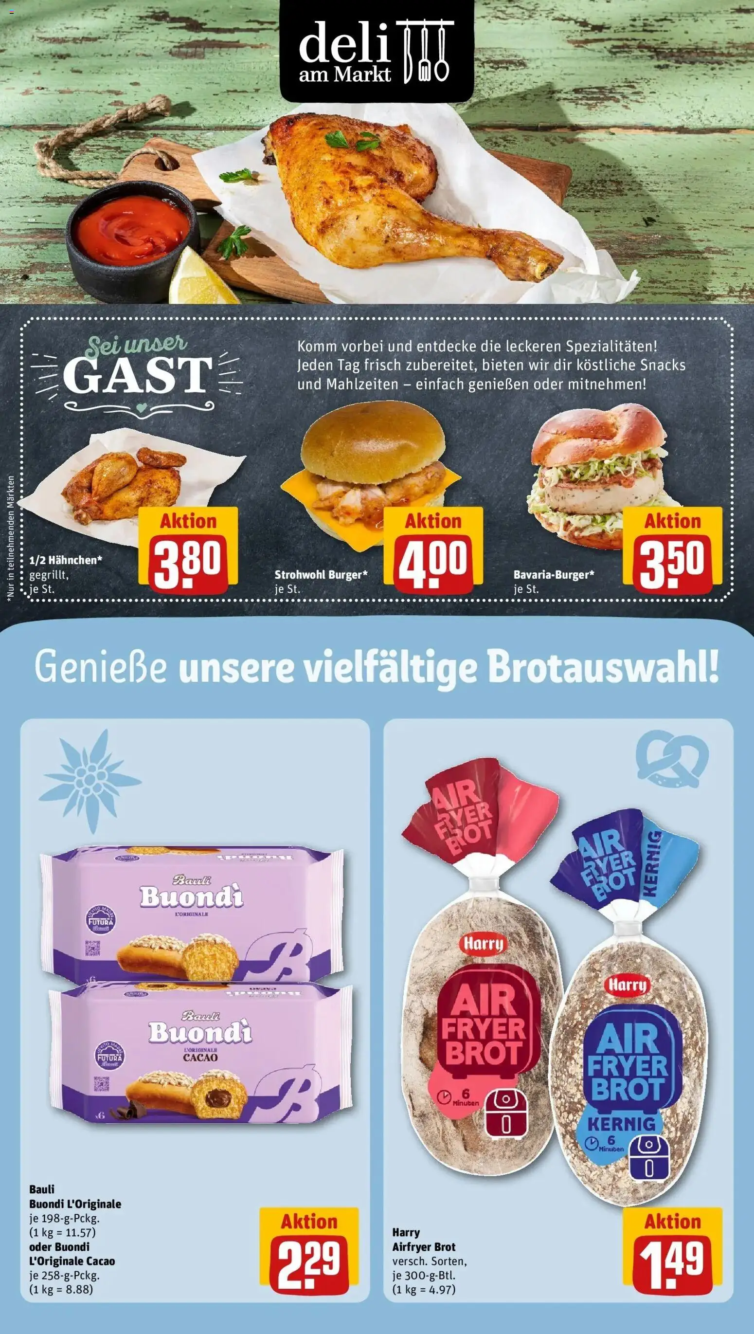 REWE Prospekt ab 21.09.2026 zum Blättern » Angebote | Seite: 21 | Produkte: Spezialitäten, Brot