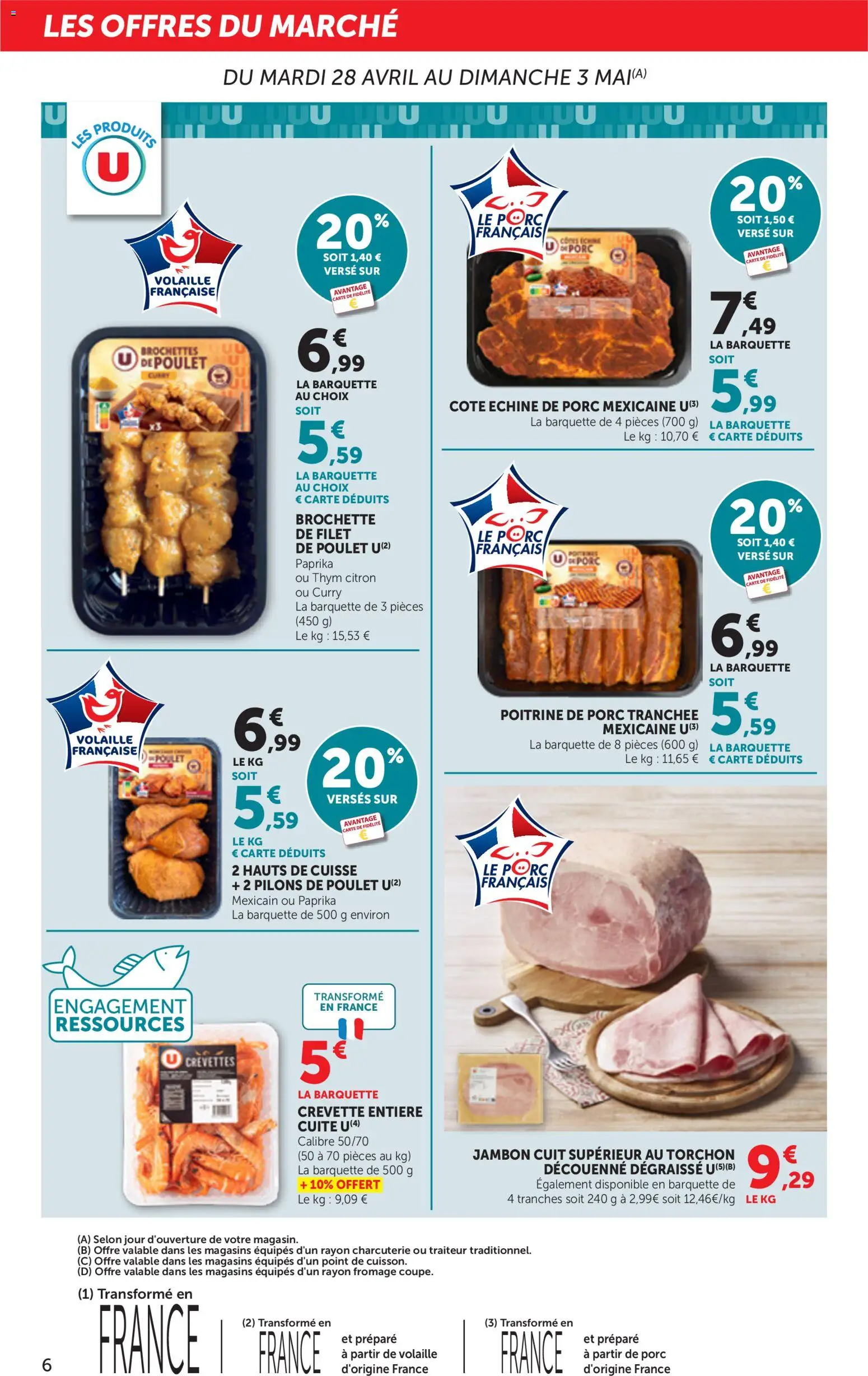 {H1} | Page: 6 | Produits: Citron, Torchon, Crevette, Porc