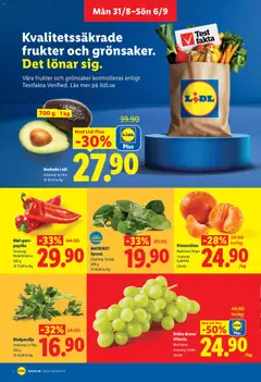 MATRIKET Spenat, MATRIKET Spenat - Förhandsvisning av reklamblad från butik Lidl aktuell från 31/08/2026 | Sida: 2