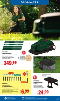 Lidl katalog akcije – veljaven od 20.04.2026 | Stran: 45 | Izdelki: Kosilnica, Robotska kosilnica