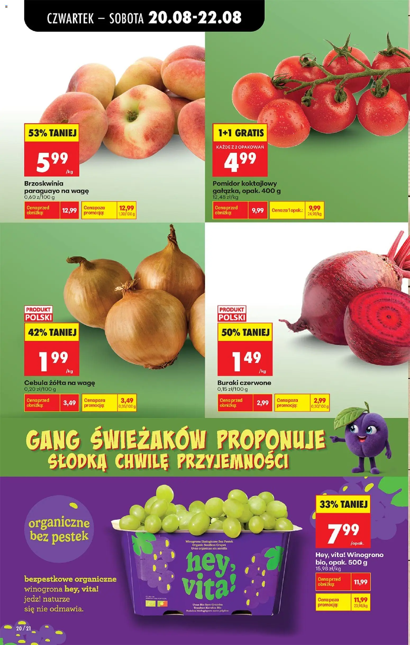 Biedronka Polsko leták - Codziennie niskie ceny od 20.08.2026 | Strana: 24
