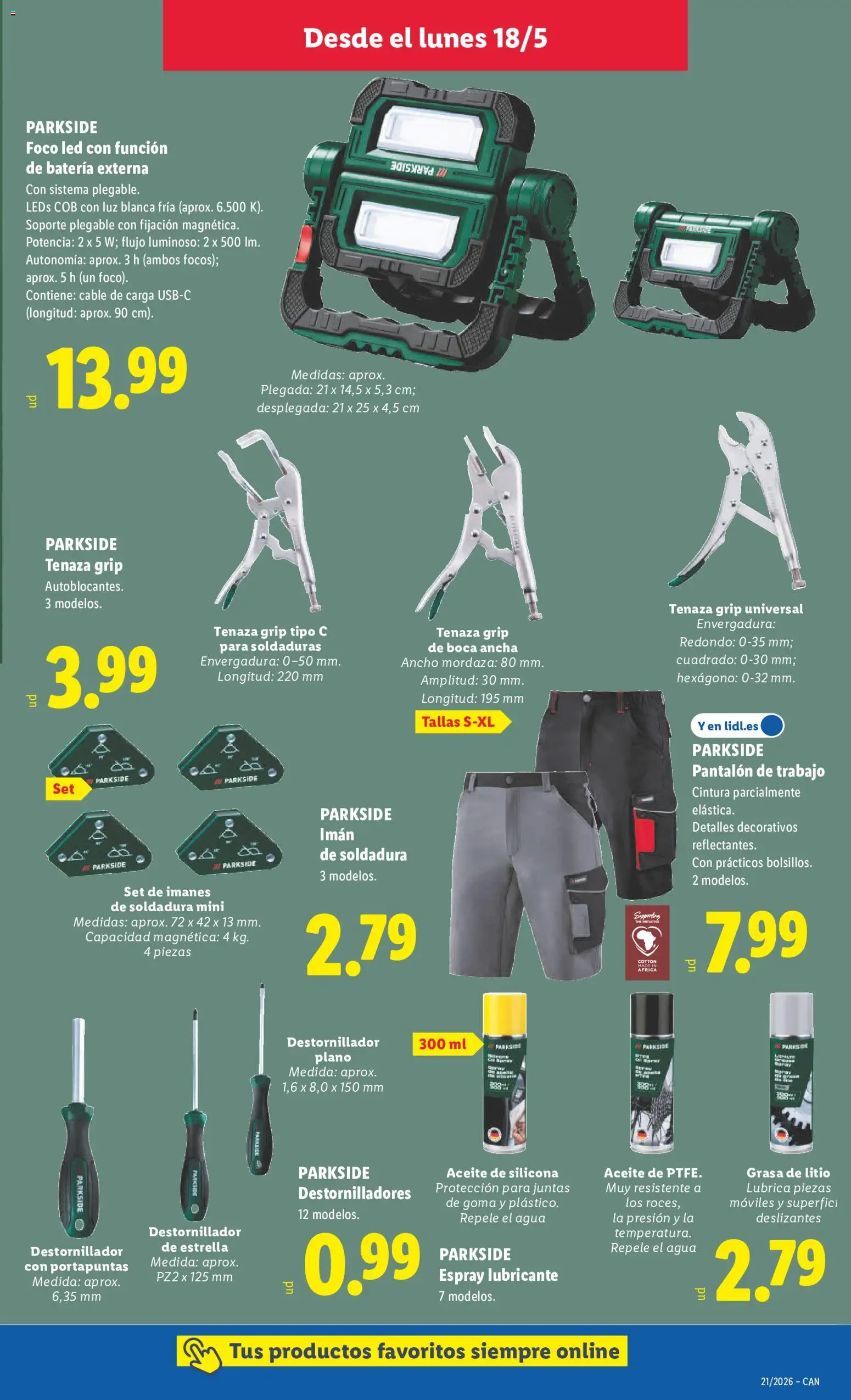 Lidl folleto de bazar │ válido desde el 18.05.2026 | Página: 15 | Productos: Noodles αυγού, Aceite, Cable, Batería