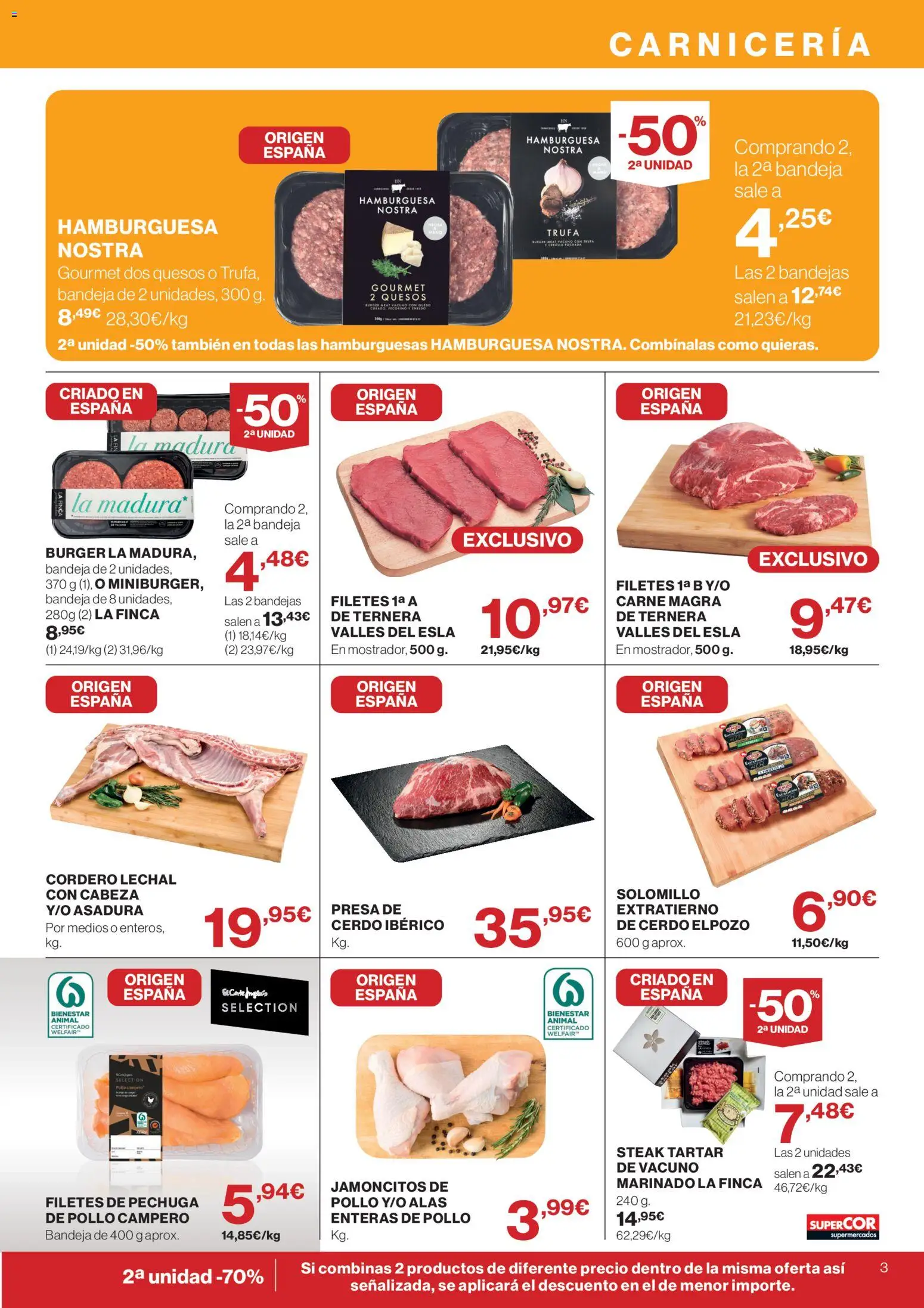 Supercor folleto │ válido desde el 06.05.2026 | Página: 3 | Productos: Cerdo, Φίλτρο καφέ, Σοκολατούχο γάλα, Bandeja