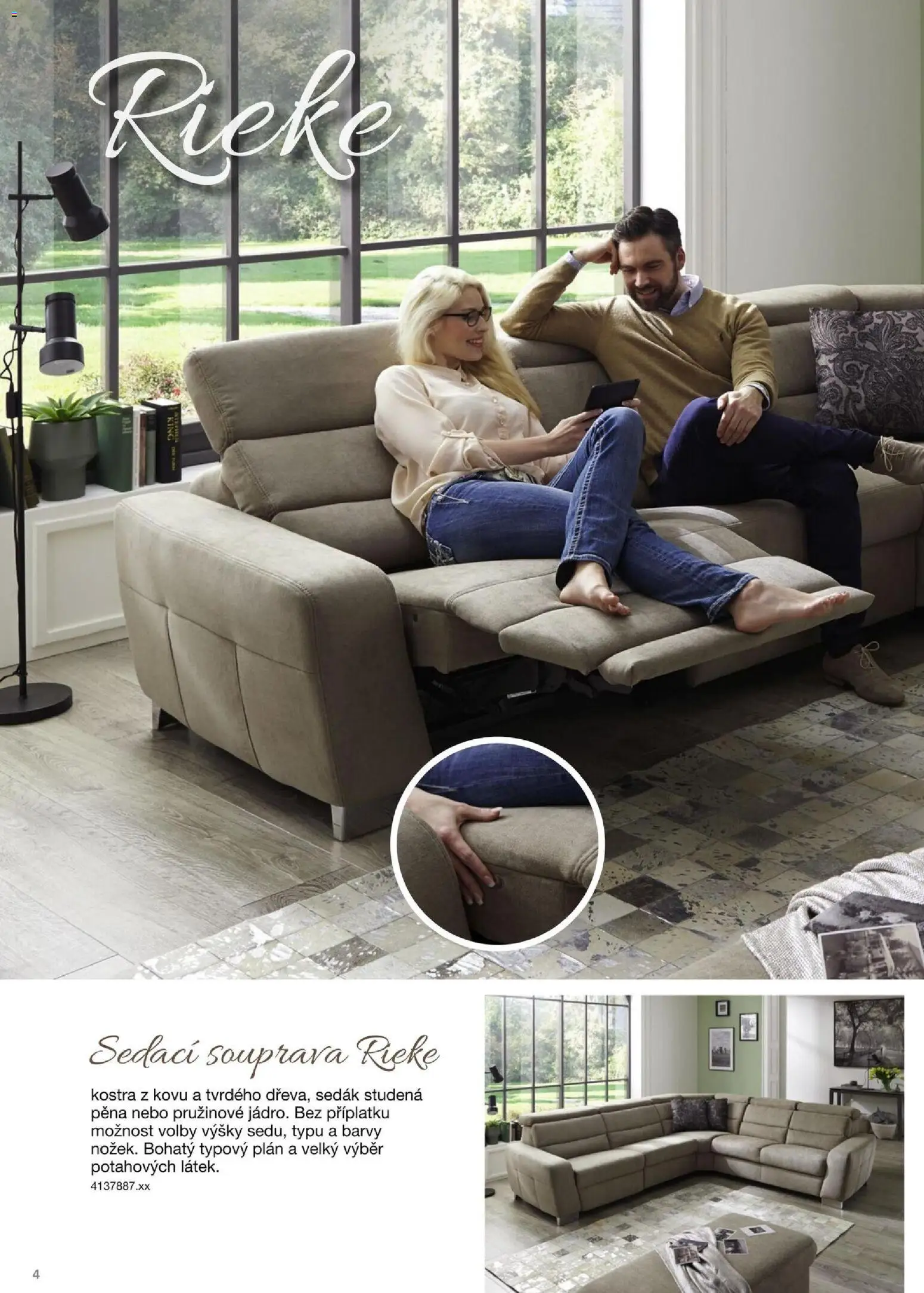 Sconto nábytek katalog - Sedací soupravy od 01.01.2026 | Strana: 4 | Produkty: Sedací souprava, Pěna, Barvy