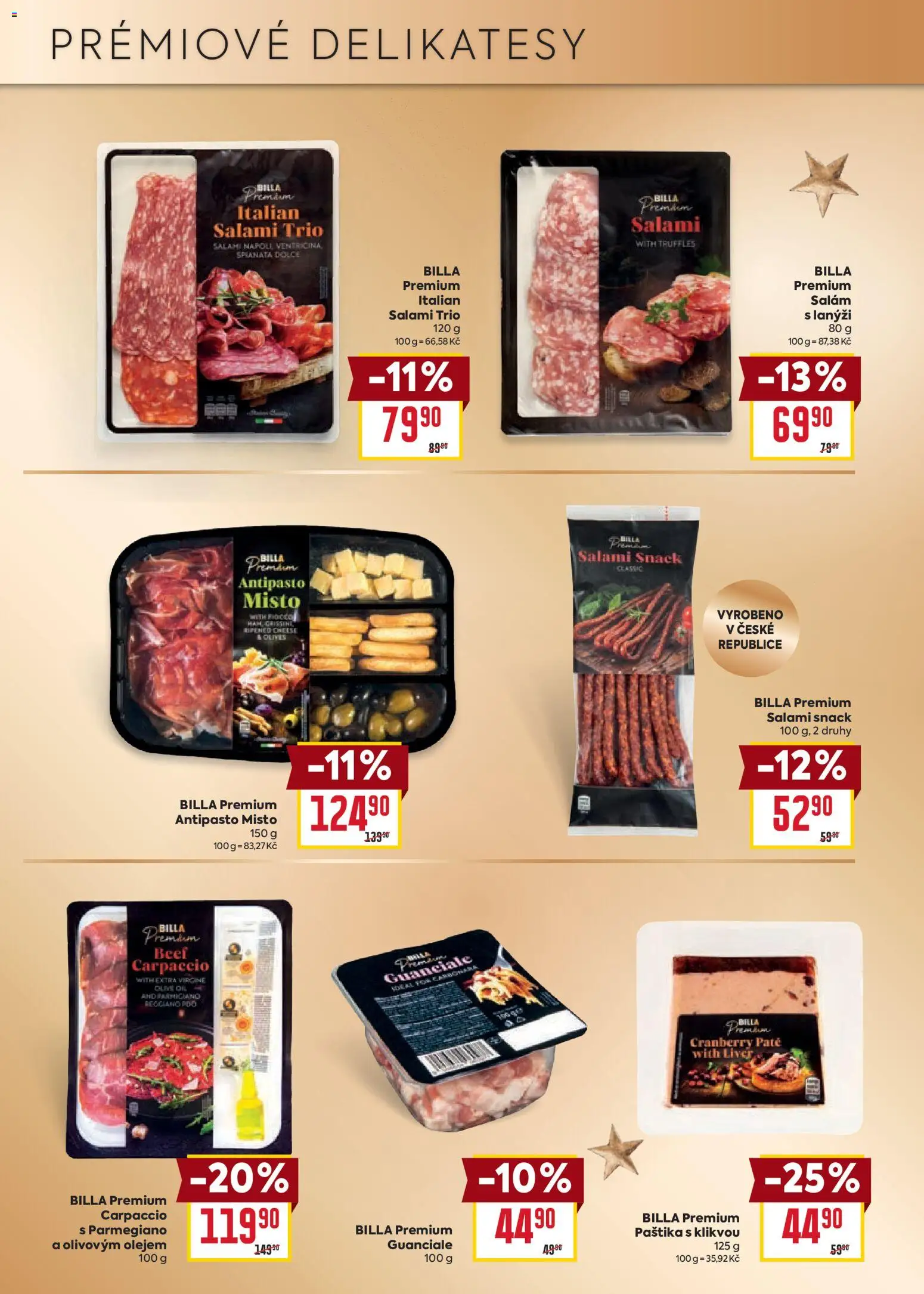 Billa leták - Billa Premium od 21.10.2026 | Strana: 7 | Produkty: Guanciale, Truffles, Carpaccio, Paštika