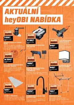 Náhled letáku OBI leták - Každý den něco vylepšíme! od 01.07.2026 | Strana: 9 | Produkty: Pračky, Dřezová baterie, Sekačka, Kuličky